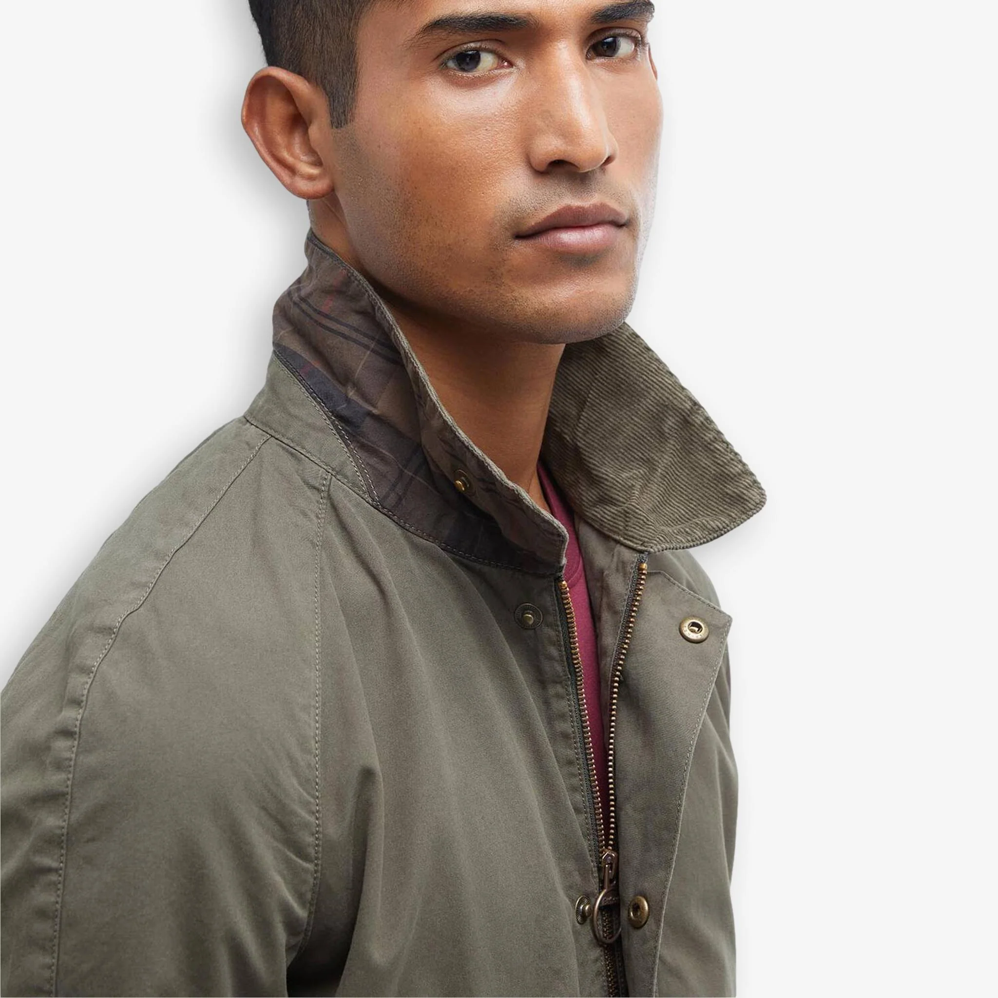 Ashby Casual Jacket Olive - Image 5
