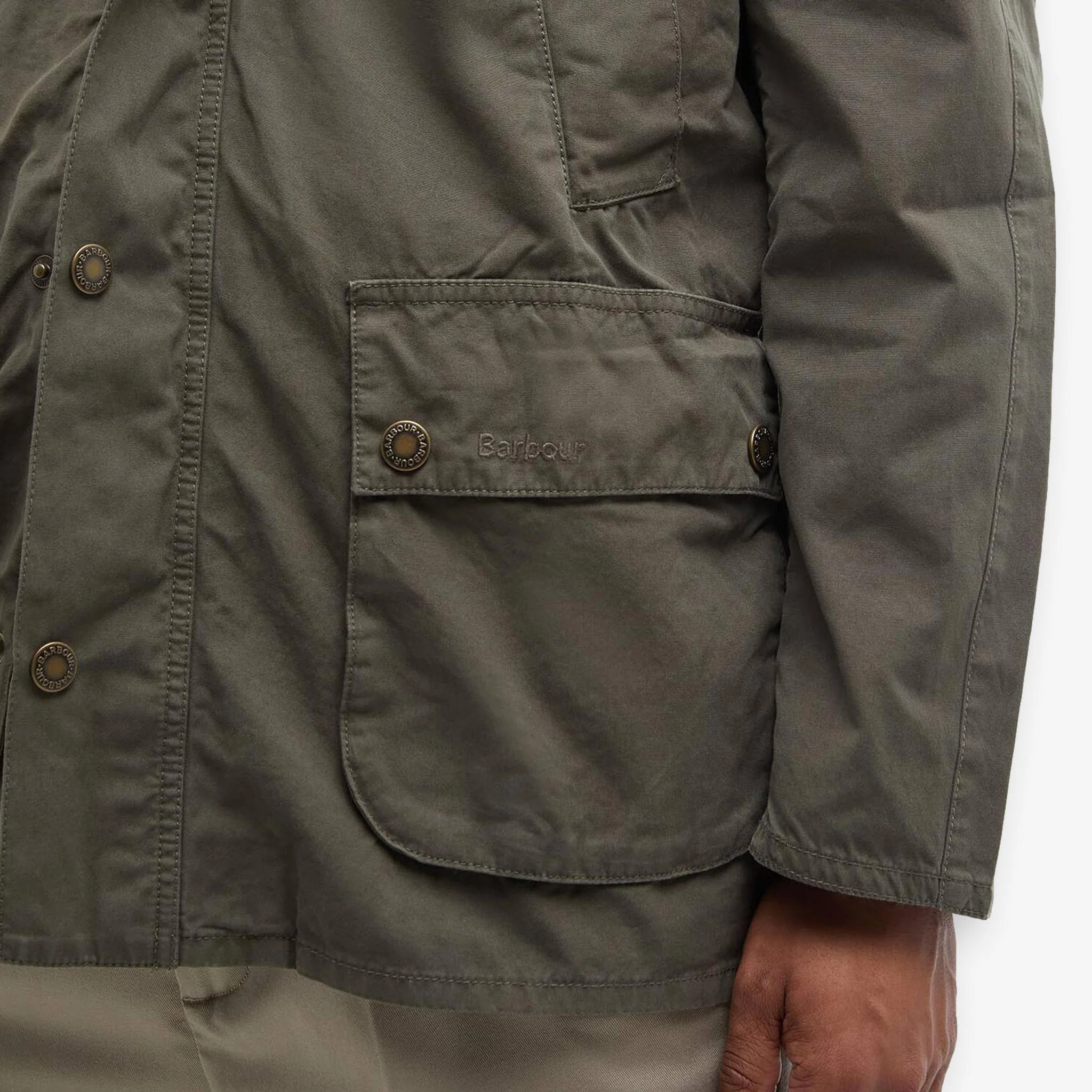Ashby Casual Jacket Olive - Image 8