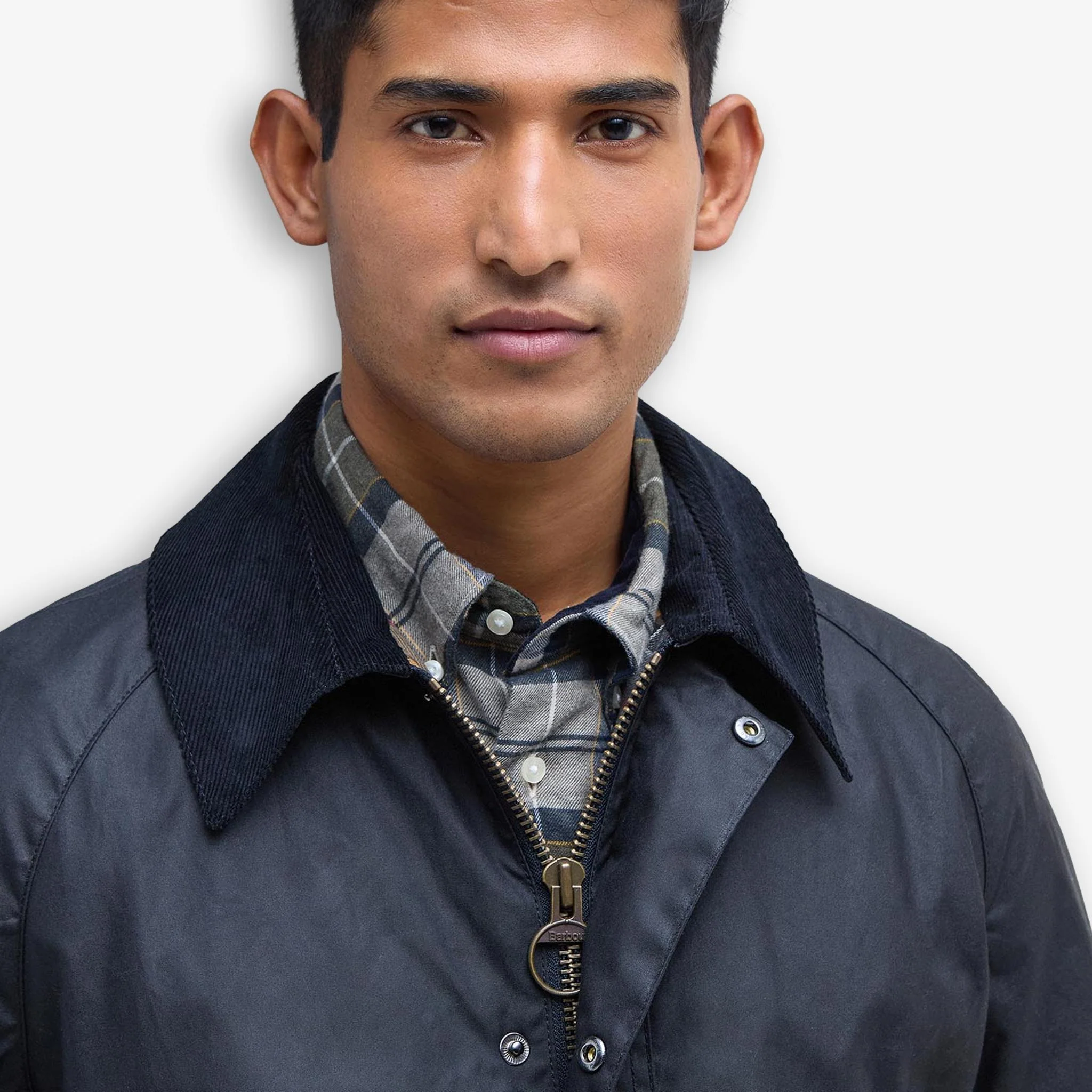 Ashby Wax Jacket Navy - Image 5