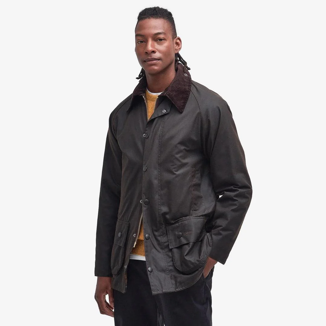 Classic Beaufort Wax Jacket Olive - Image 2