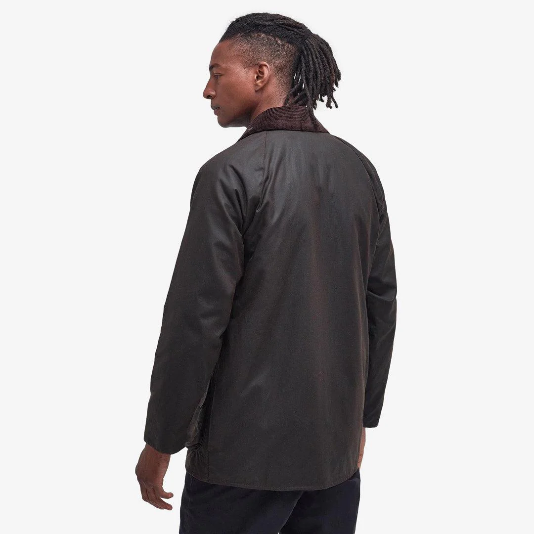Classic Beaufort Wax Jacket Olive - Image 3