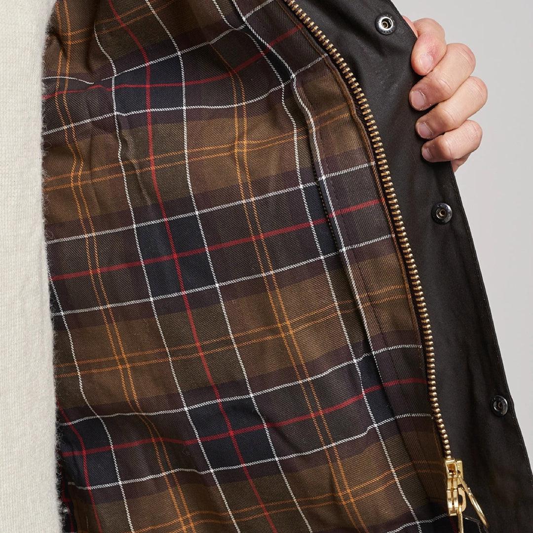 Classic Beaufort Wax Jacket Olive - Image 7
