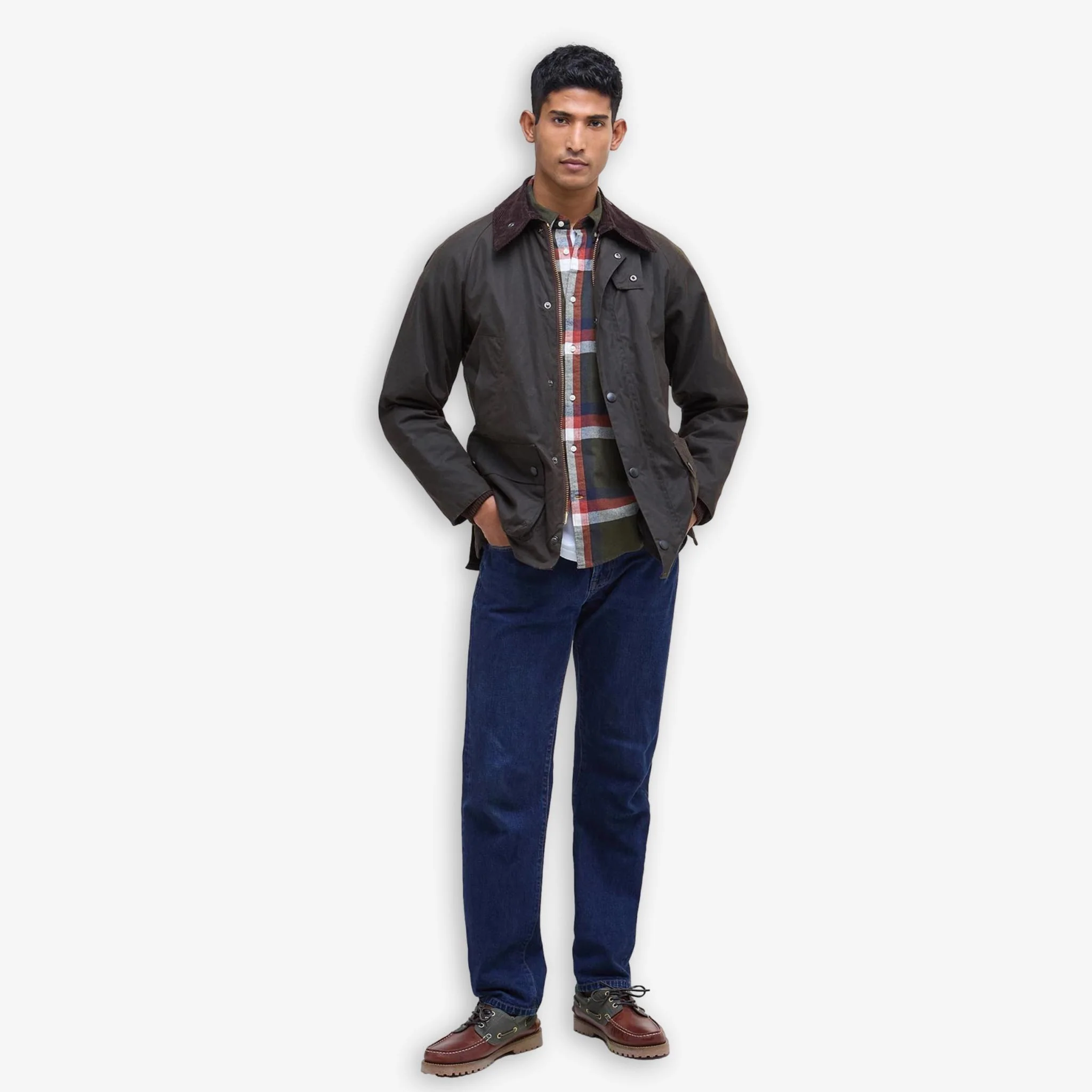 Classic Bedale Wax Jacket Olive - Image 4