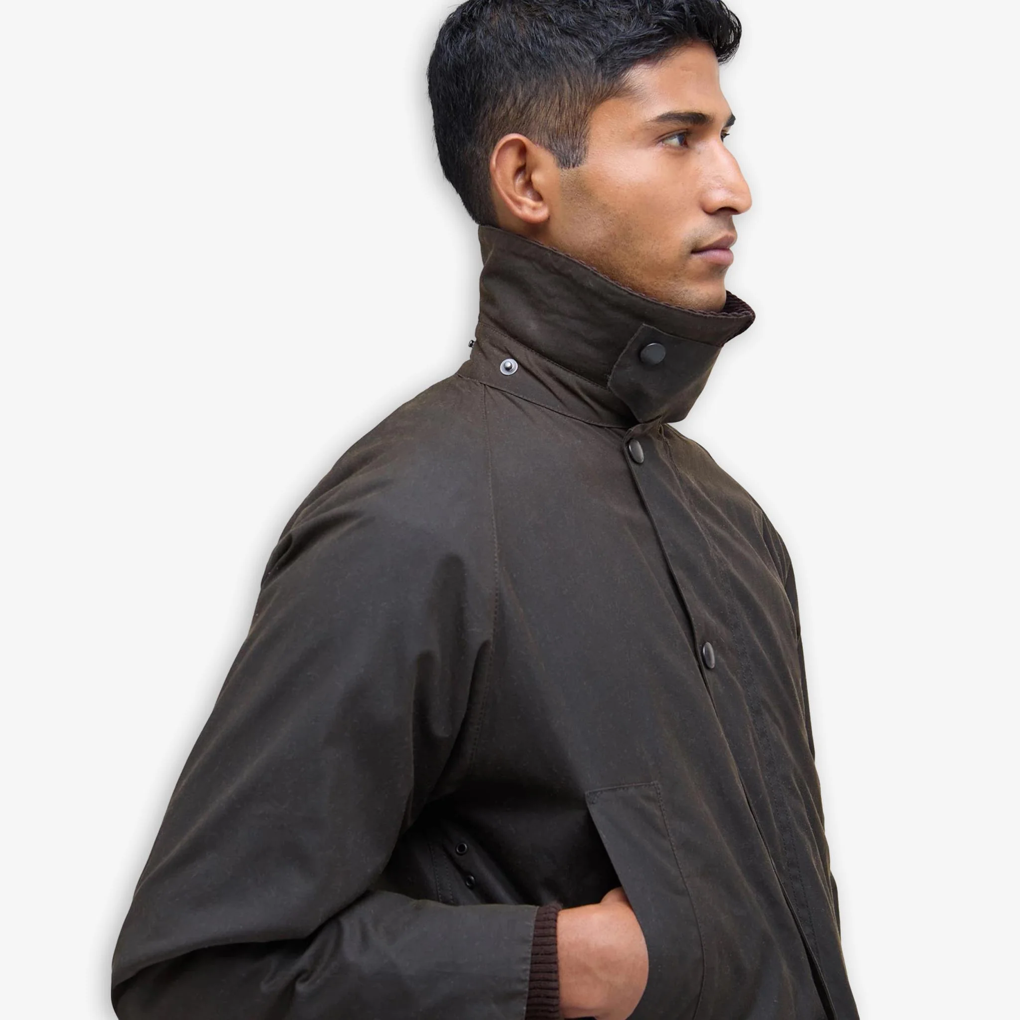 Classic Bedale Wax Jacket Olive - Image 6