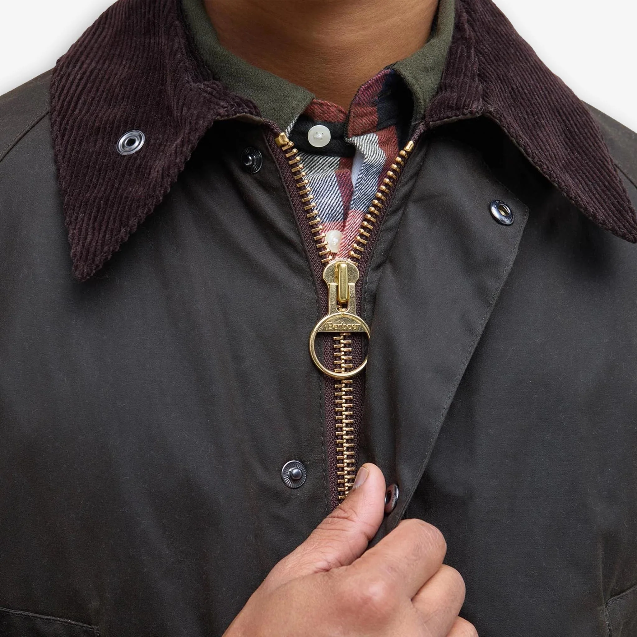 Classic Bedale Wax Jacket Olive - Image 7