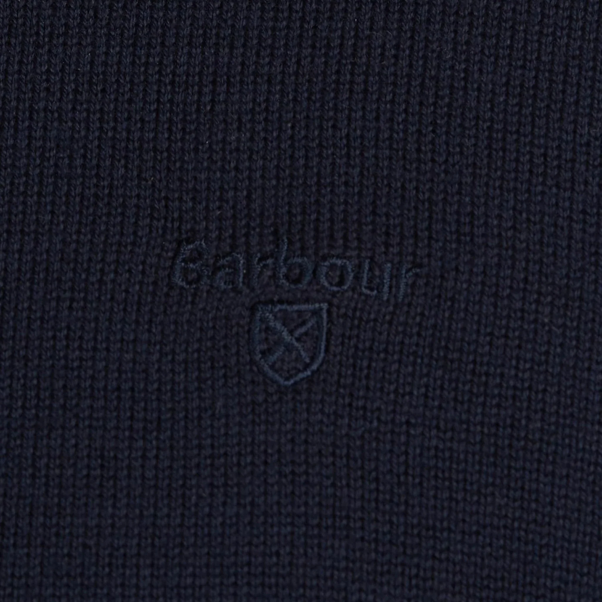 Cotton HalfZip Navy - Image 5
