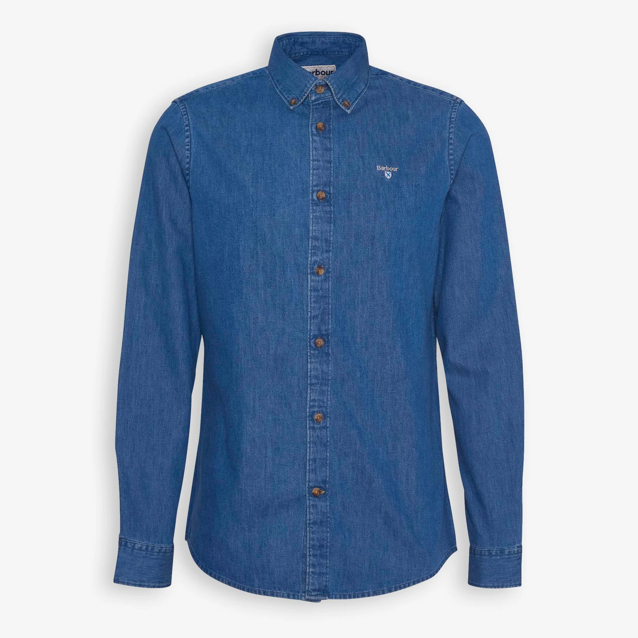 Denim Crest Shirt Chambray Blue