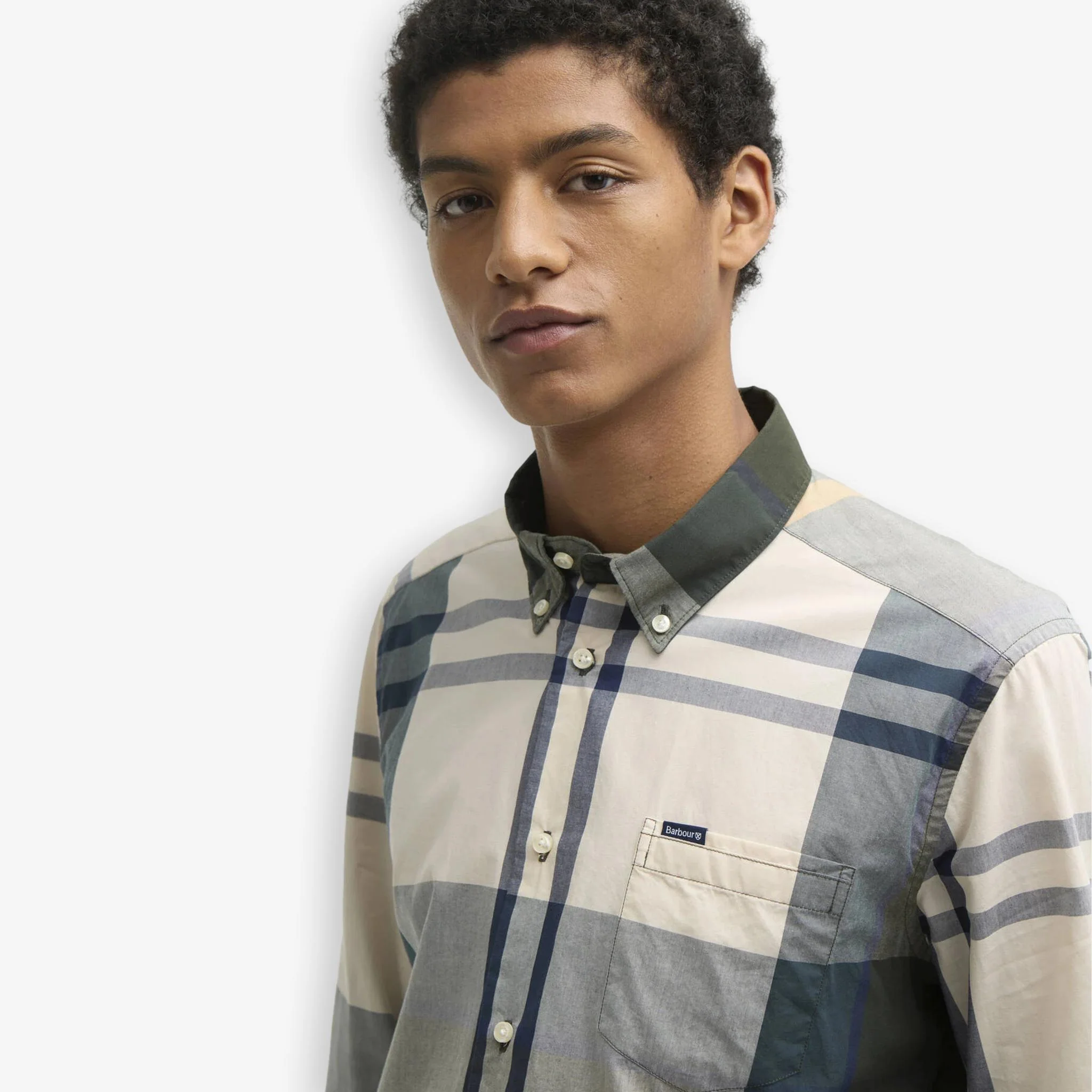 Harris Cotton Shirt Ancient Tartan - Image 4