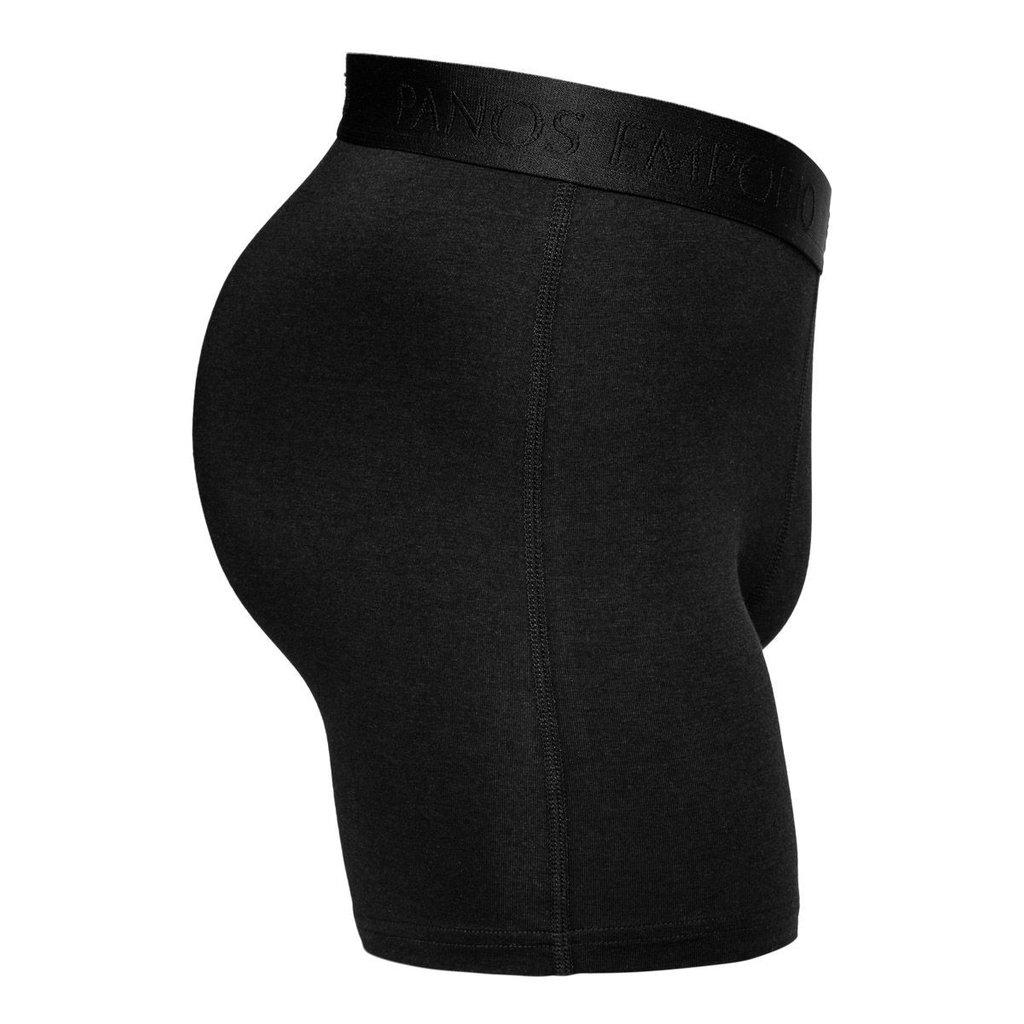 Base Bamboo Cotton Boxer Black - Image 3
