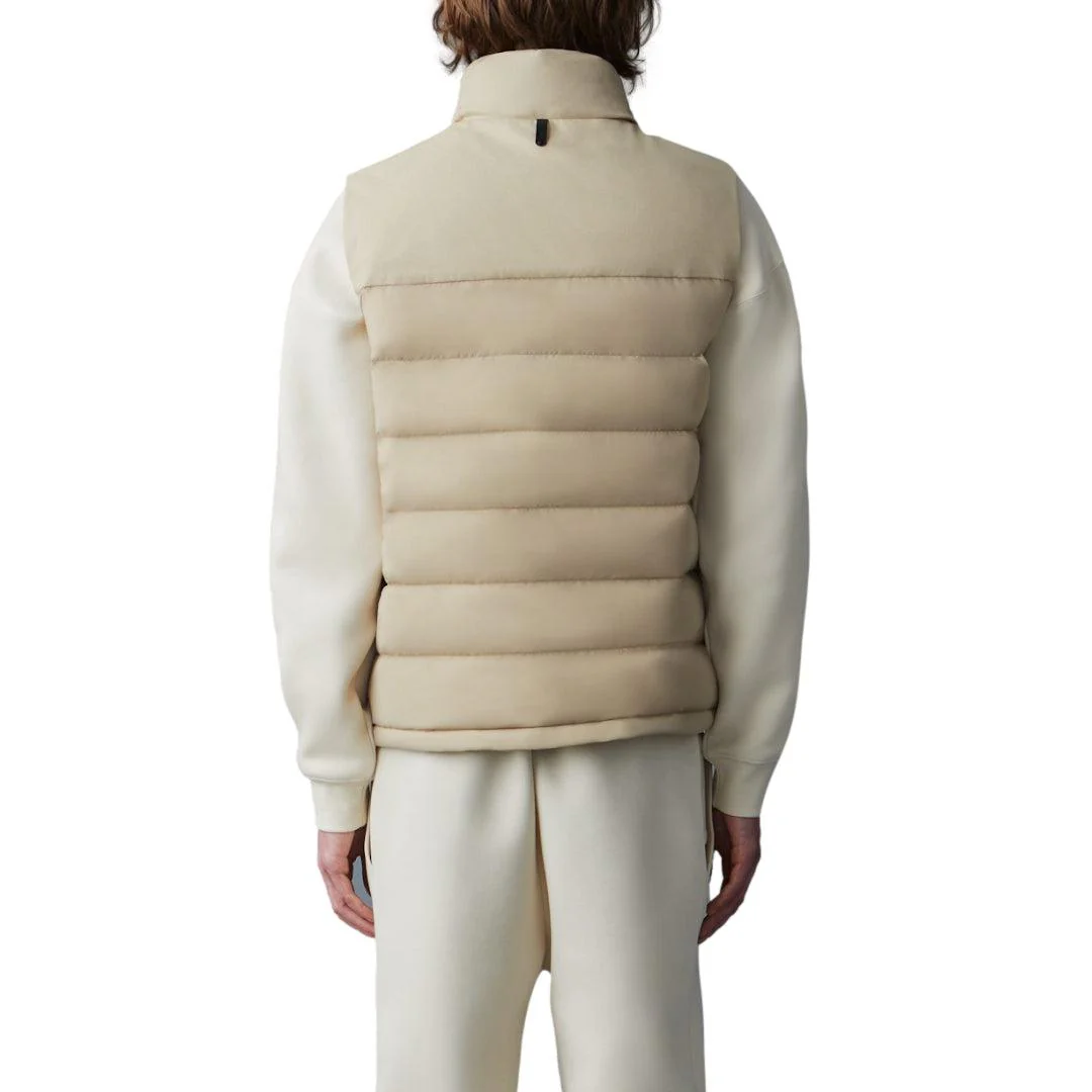 Bobbie Stretch Light Down Vest Beige - Image 4
