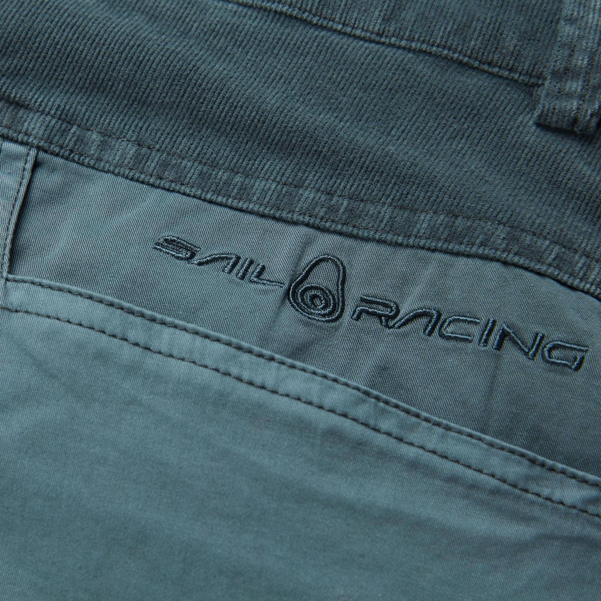 Corduroy Blocked Shorts Blue - Image 8