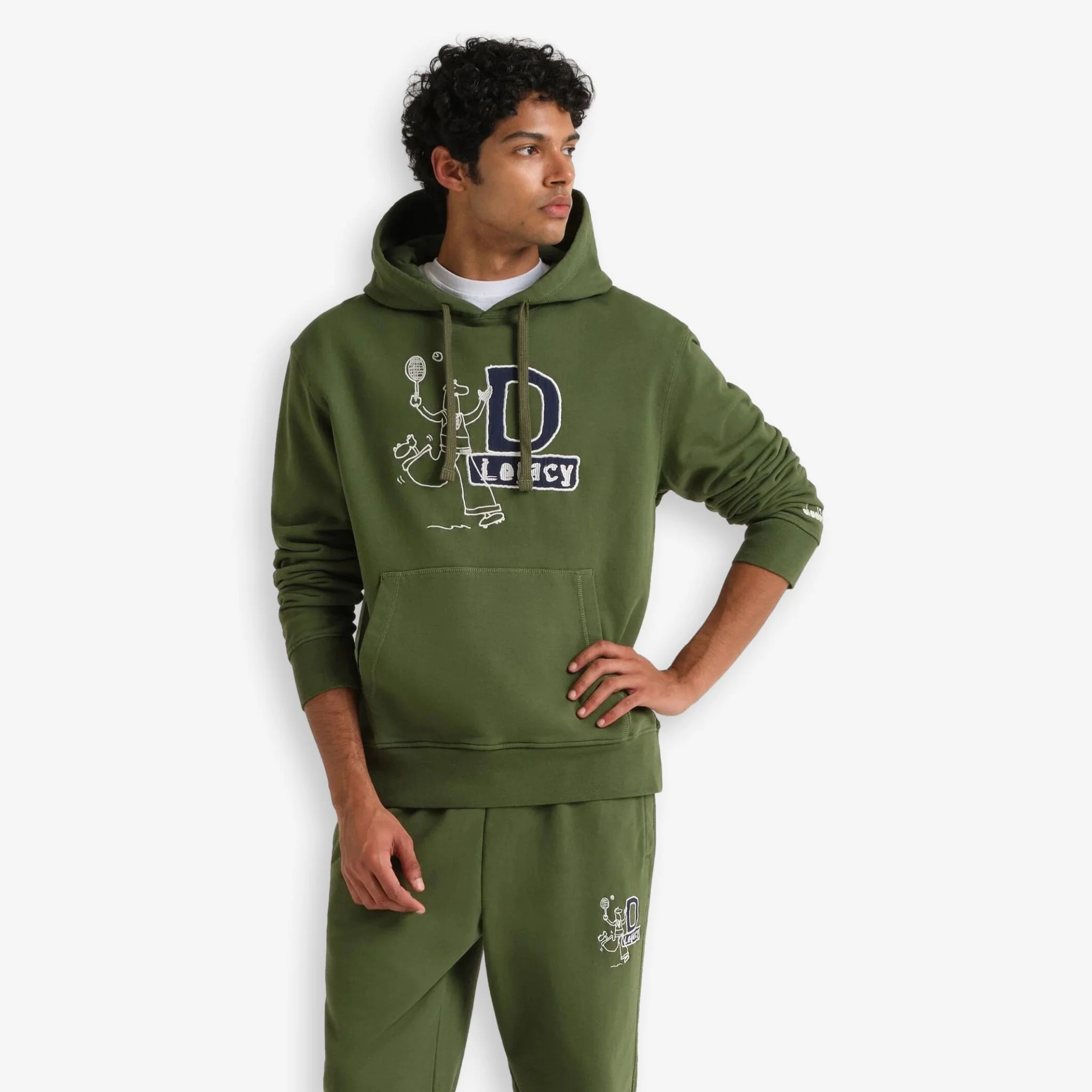 Diadora X Plames Legacy Hoodie Green - Image 5
