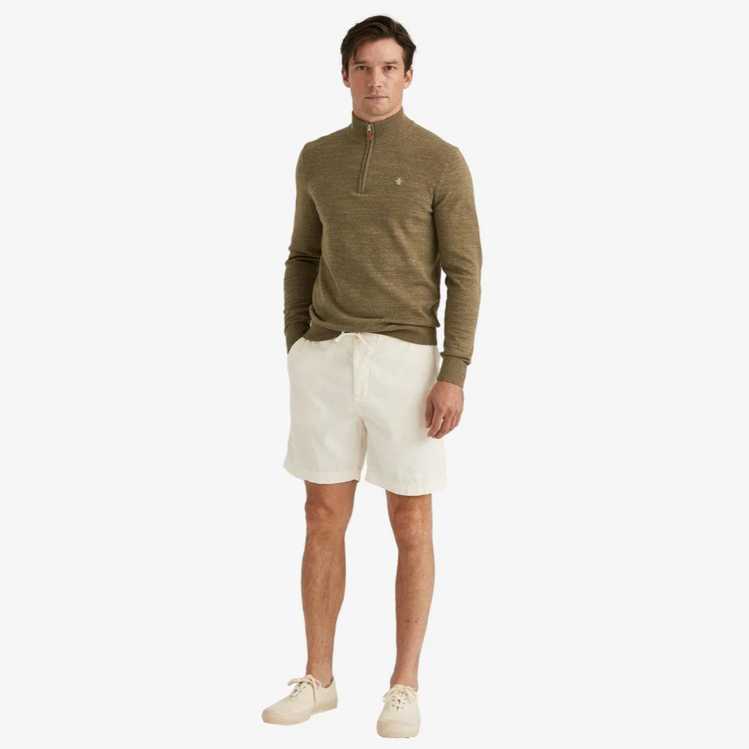 Fenix Linen Drawstring Shorts Offwhite - Image 4