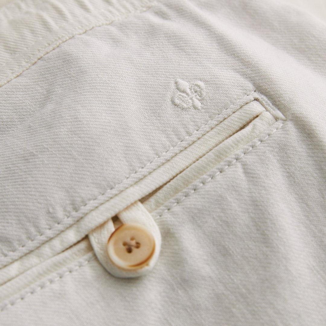 Fenix Linen Drawstring Shorts Offwhite - Image 7