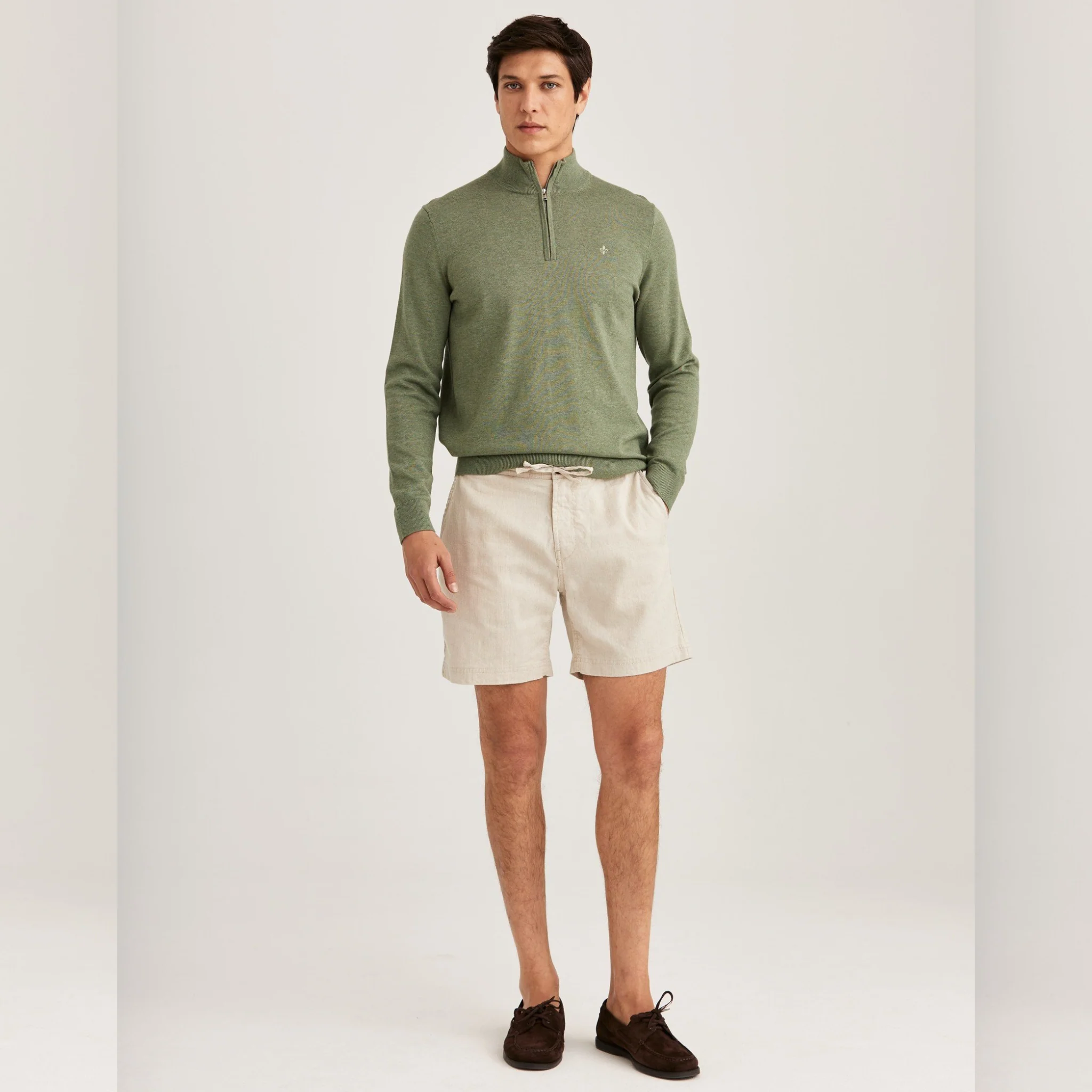 Fenix Linen Shorts Offwhite - Image 4