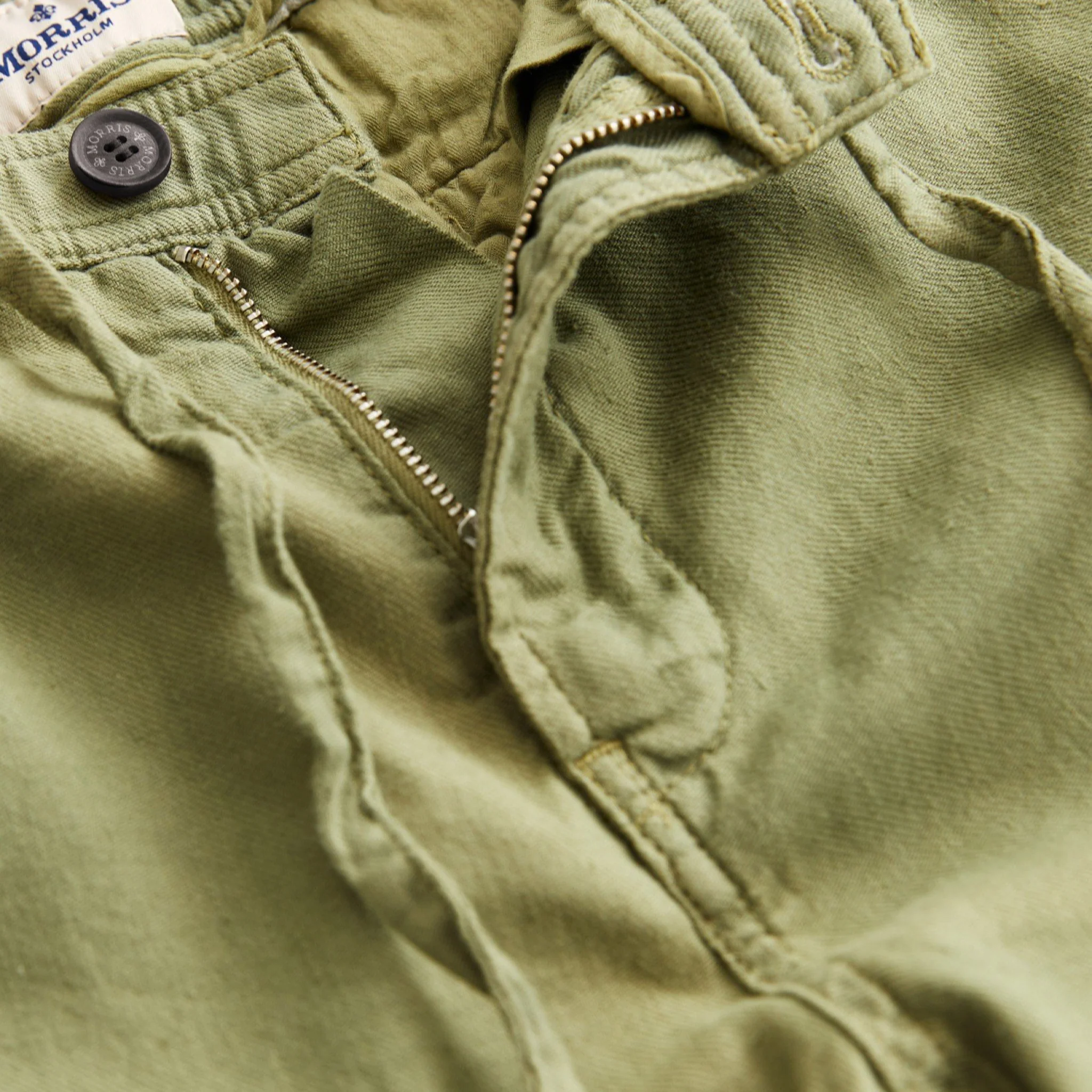 Fenix Linen Shorts Olive - Image 5