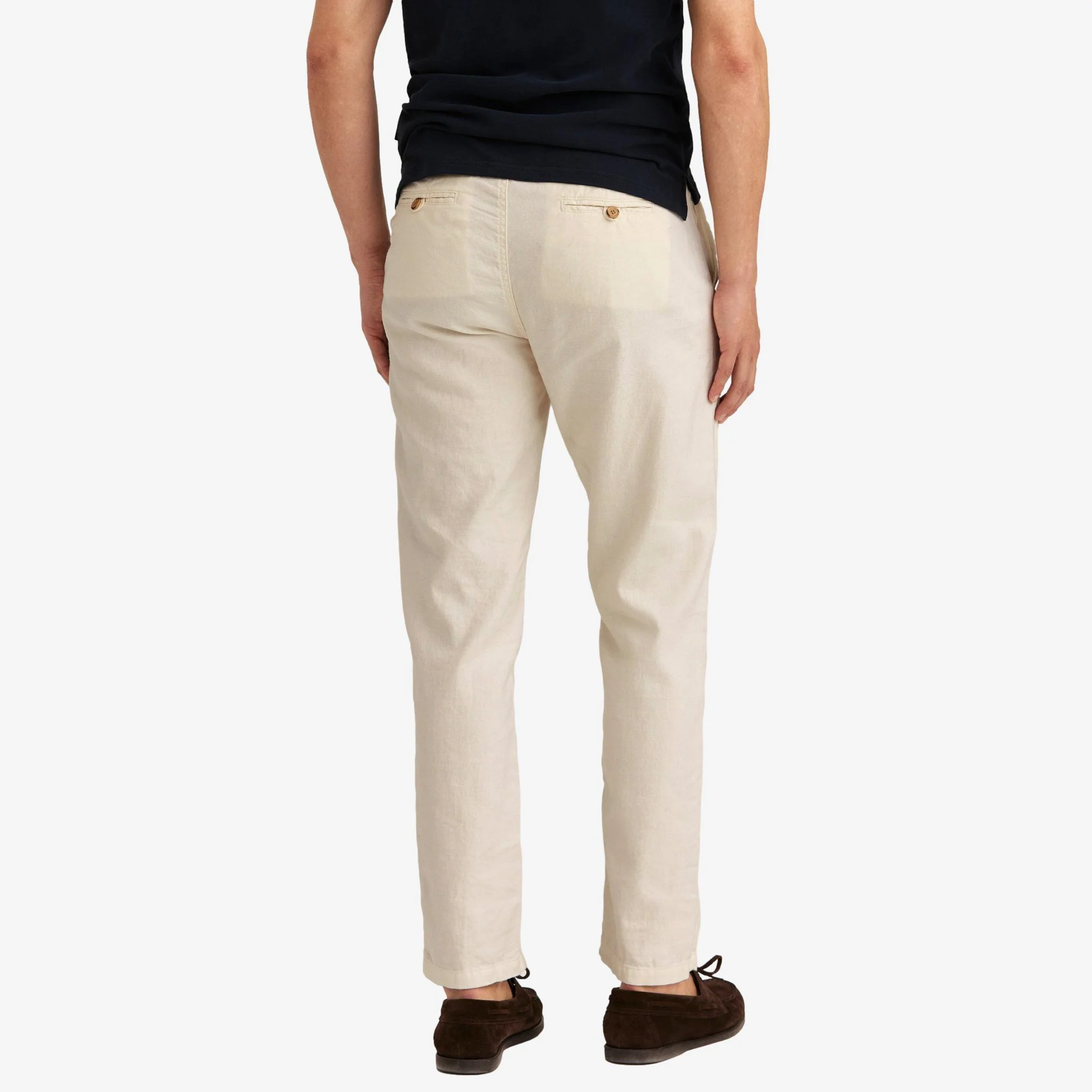 Fenix Linen Trouser Beige - Image 3