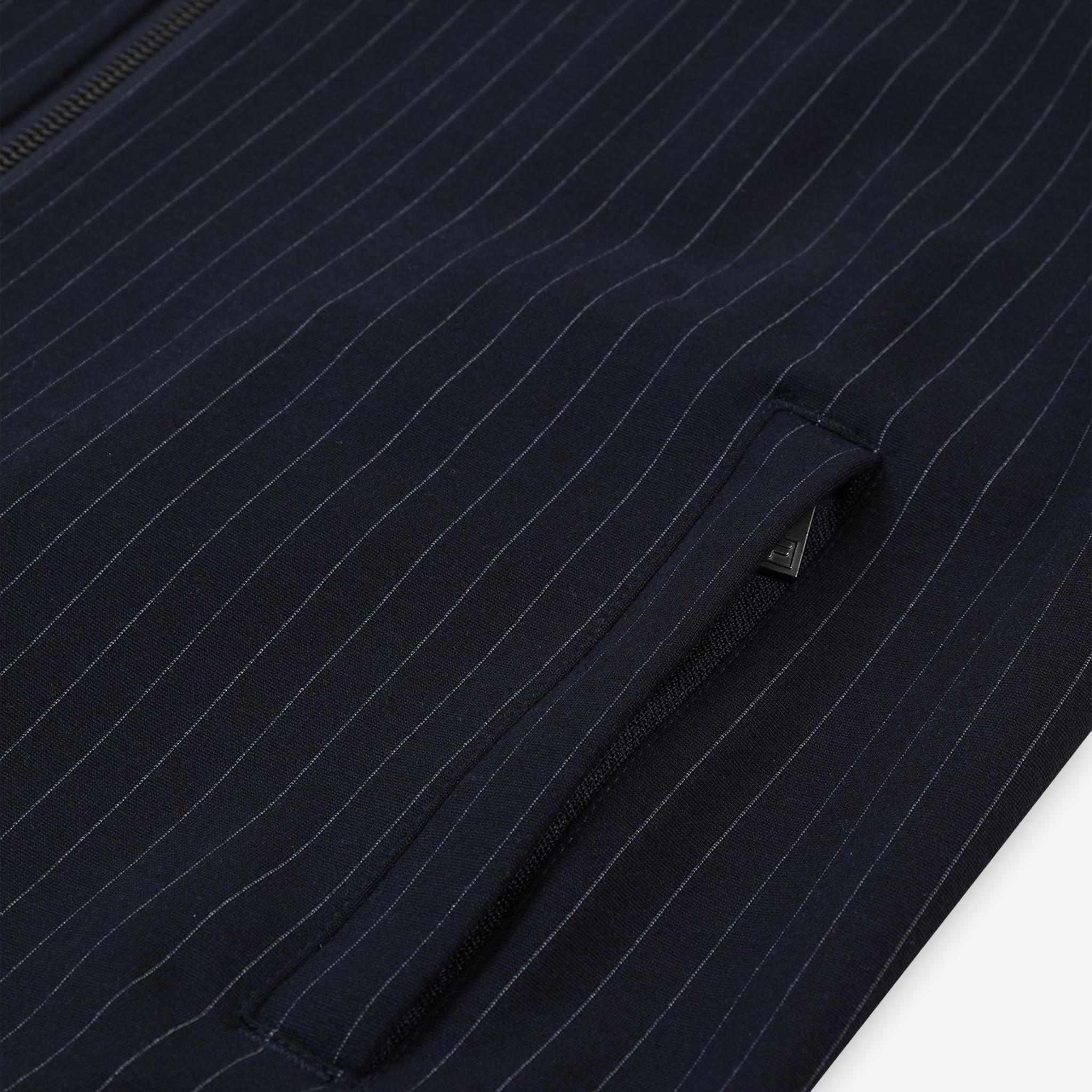 Brera Pinstriped Track Jacket Blue - Image 6