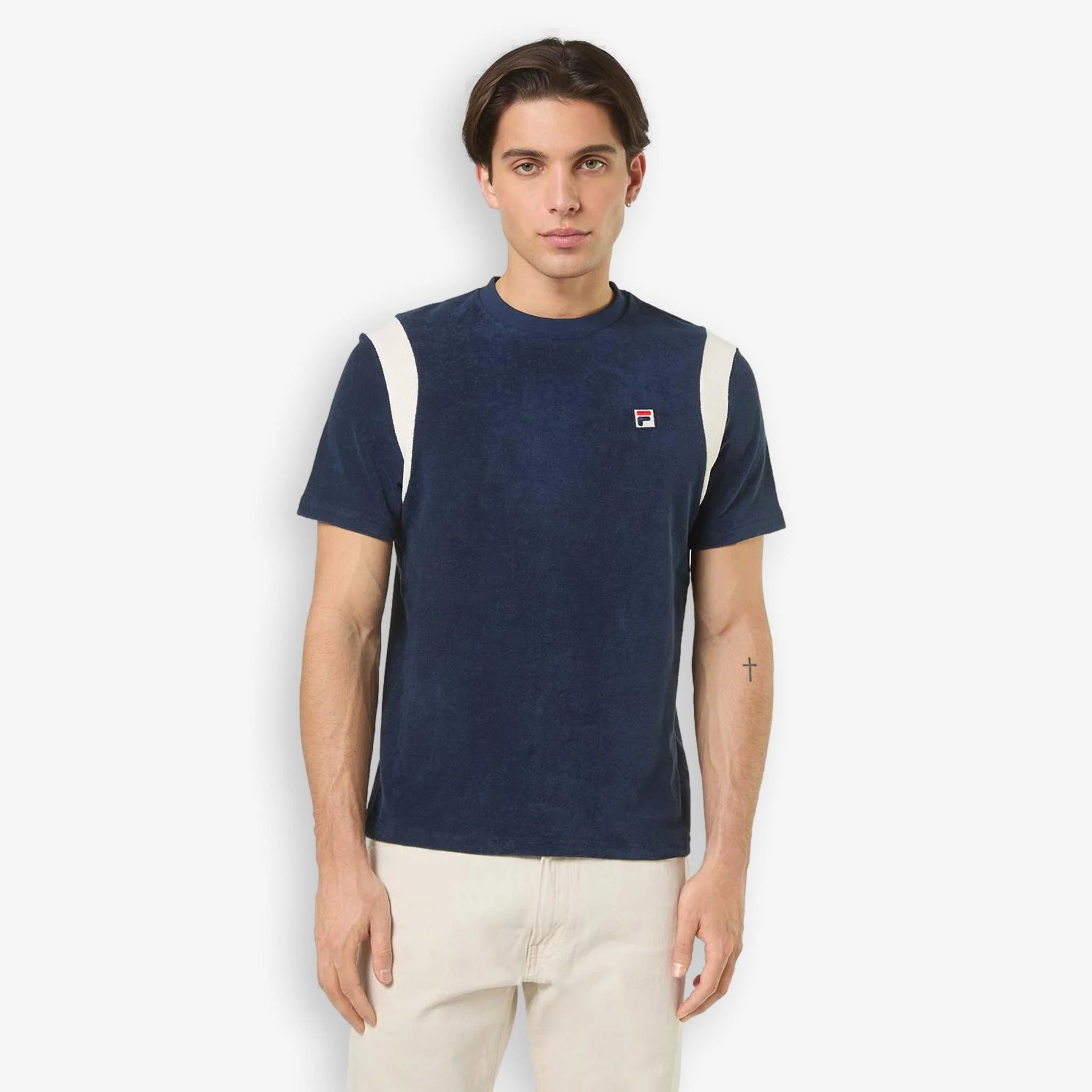Empoli Cotton Terry T-Shirt Blue - Image 3