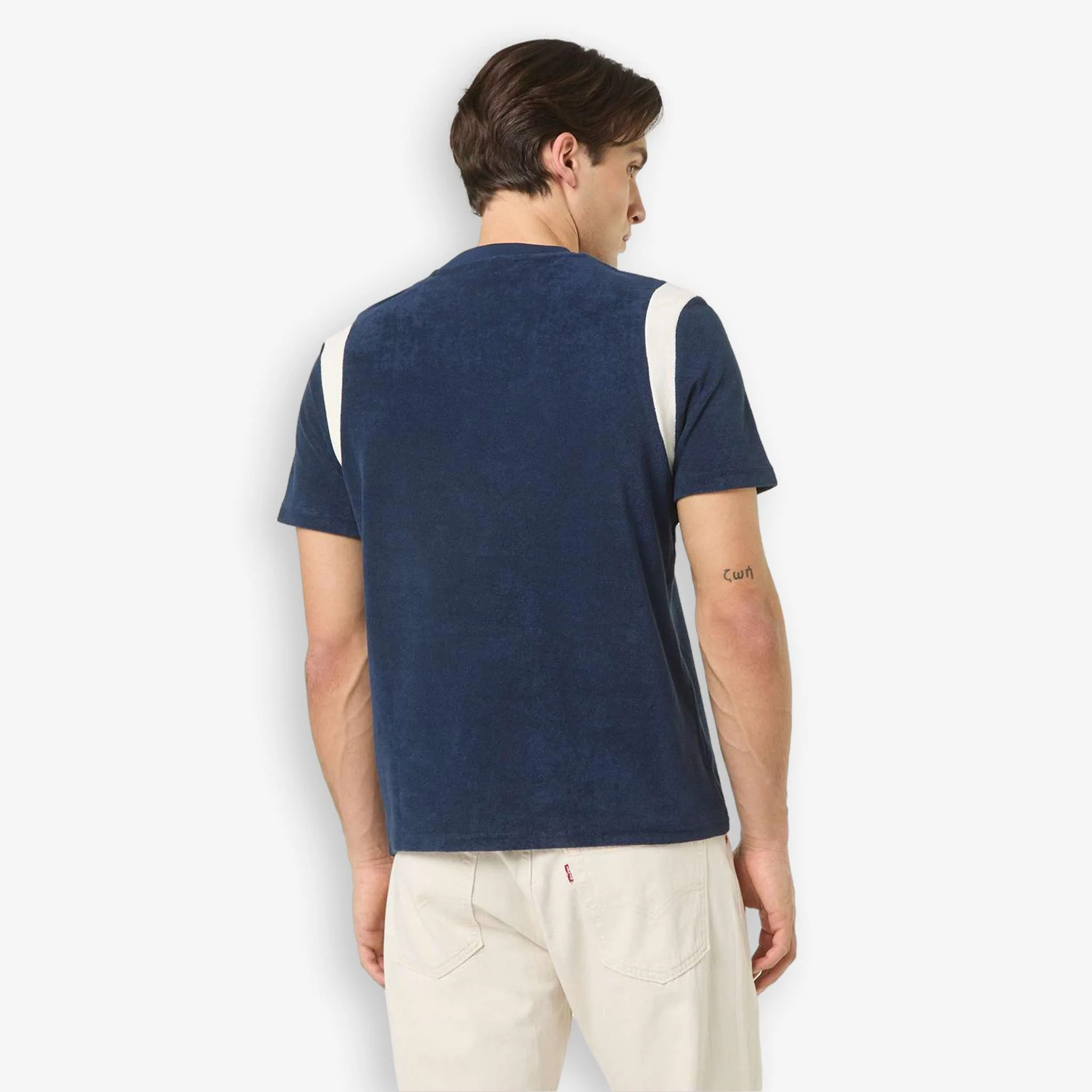 Empoli Cotton Terry T-Shirt Blue - Image 4