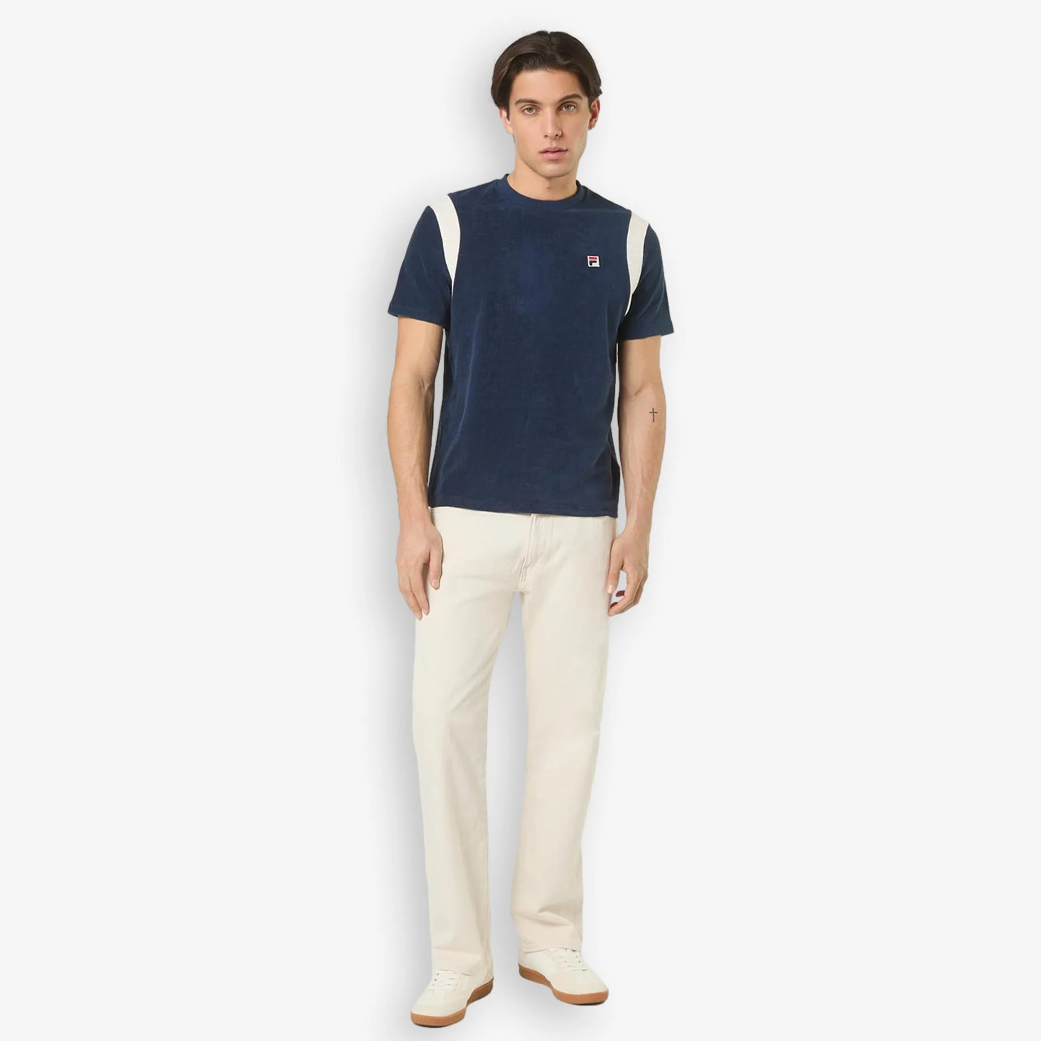 Empoli Cotton Terry T-Shirt Blue - Image 5