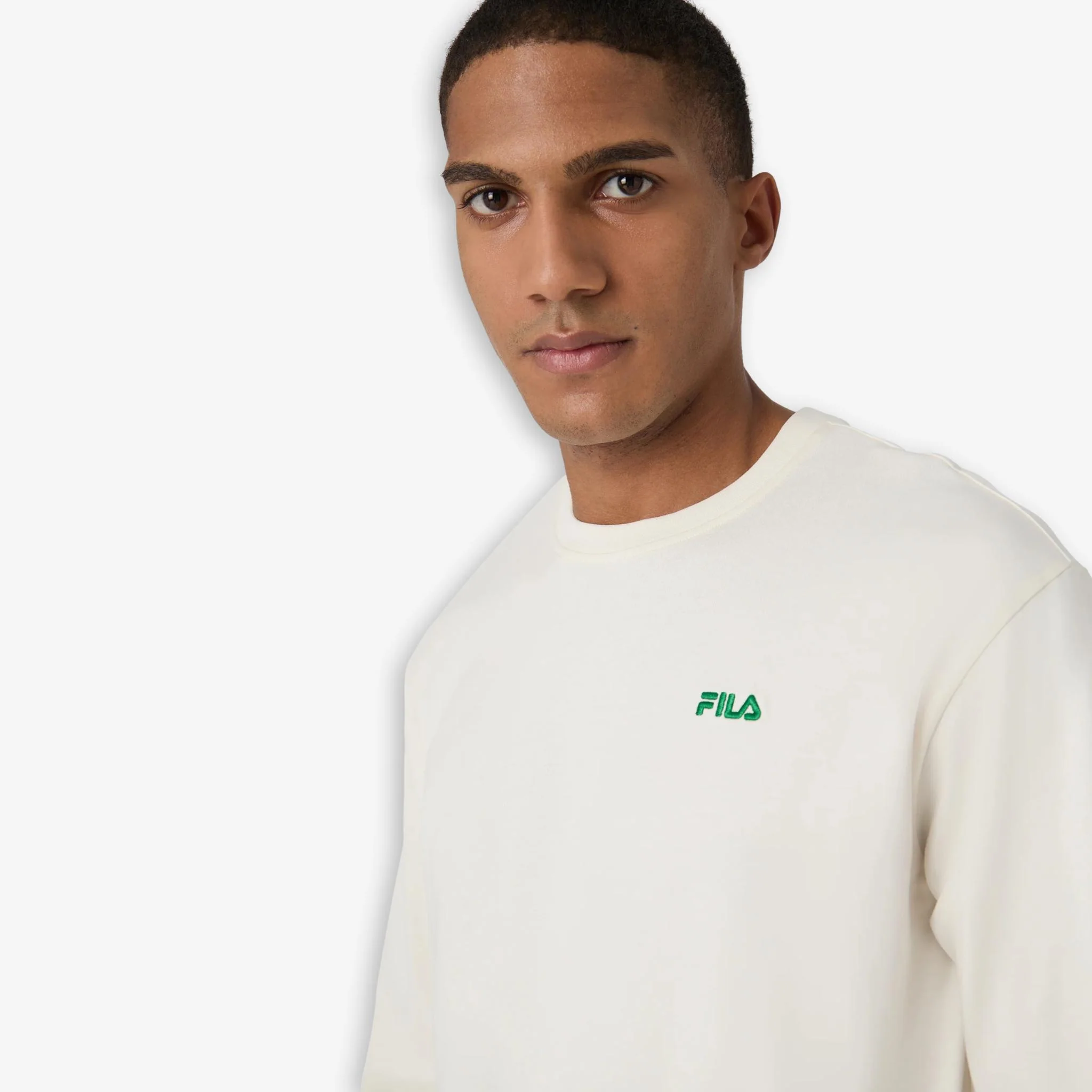 Navigli Pizza Graphic Long Sleeve T-Shirt Offwhite - Image 6