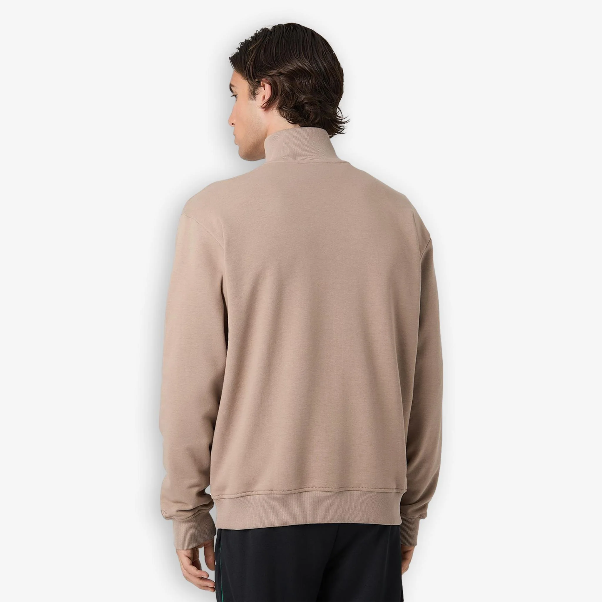 Parella Loose Half Zip Sweater Beige - Image 3