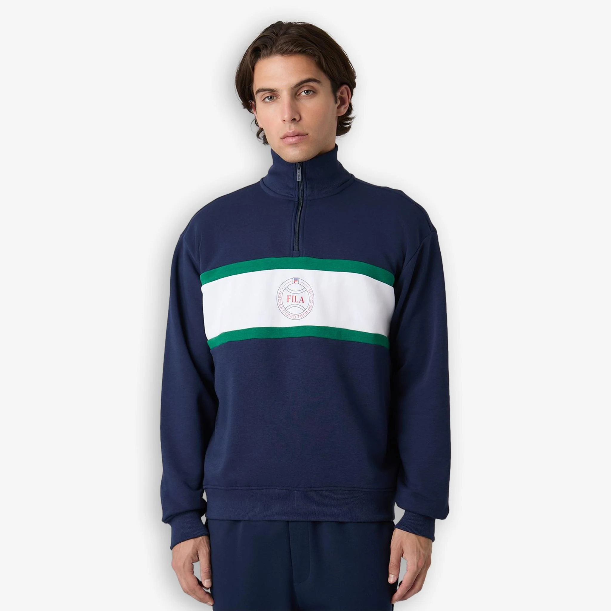 Parella Loose Half Zip Sweater Blue - Image 2