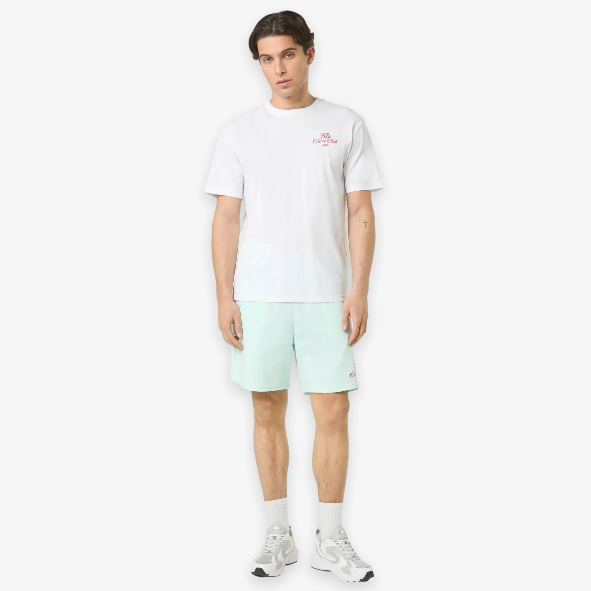 Villa Graphic Shorts Green - Image 4