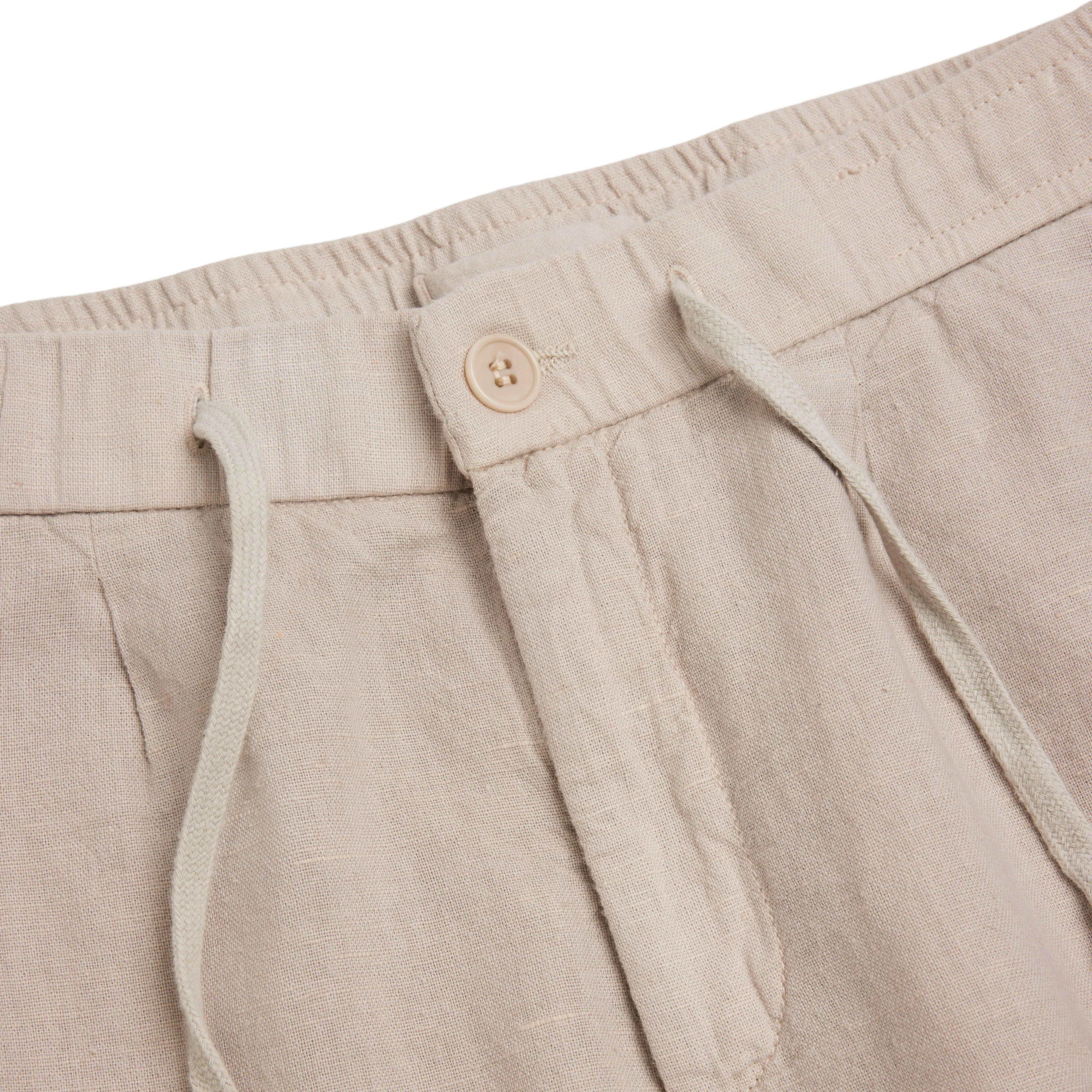 Cotton/Linen Shorts Sand - Image 5