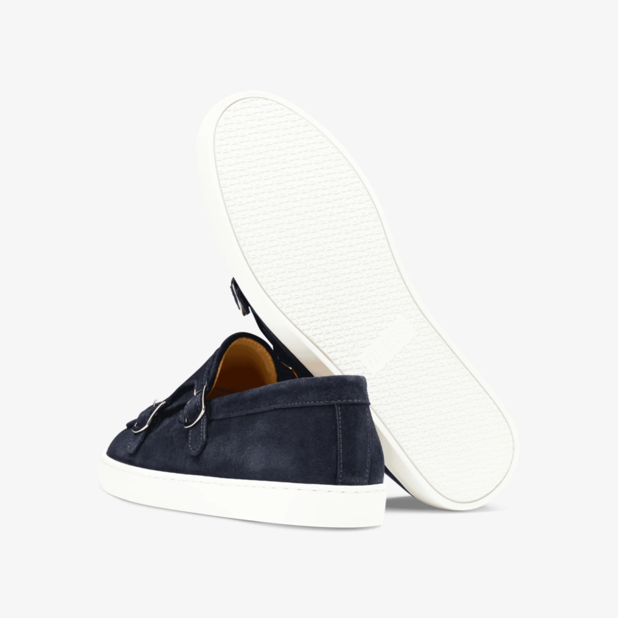 Monk Strap Sneaker Suede Navy - Image 3