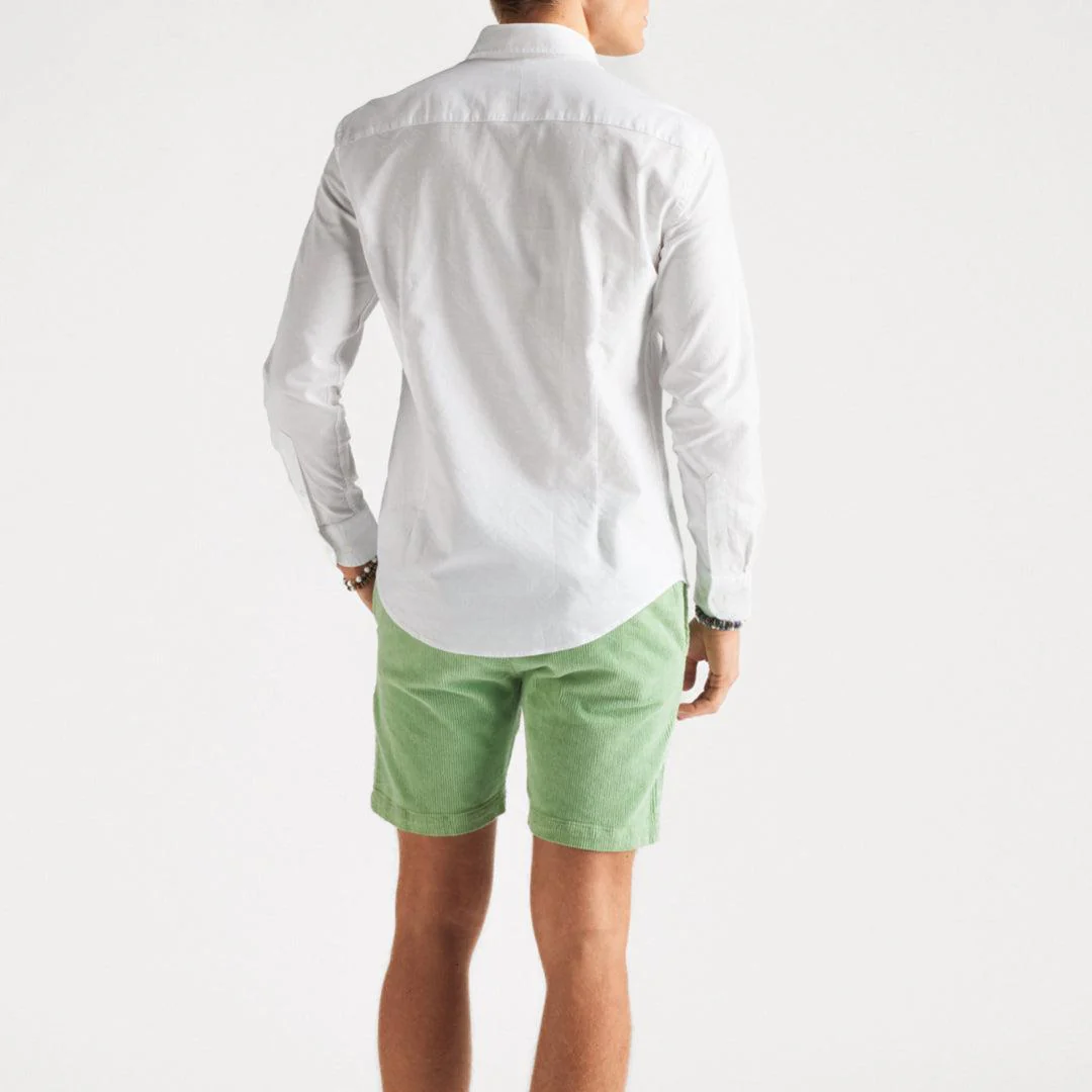 Cord Shorts Green - Image 3