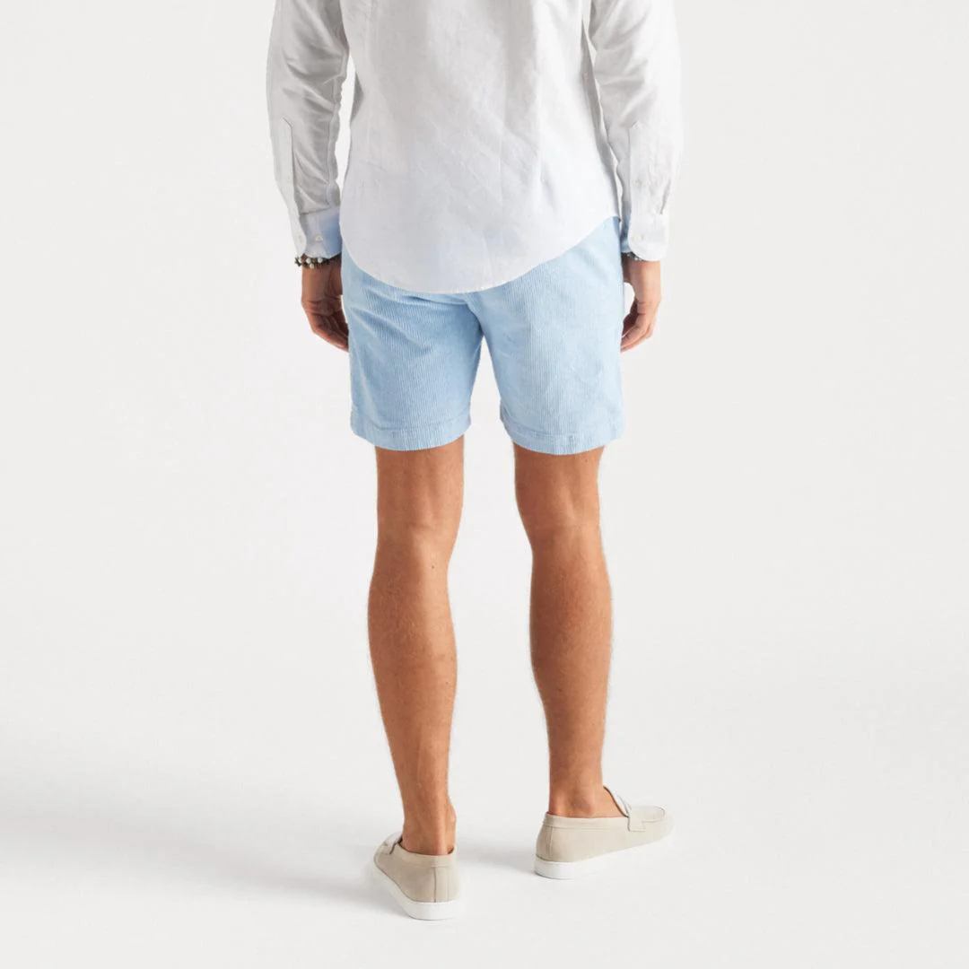Cord Shorts Light Blue - Image 3