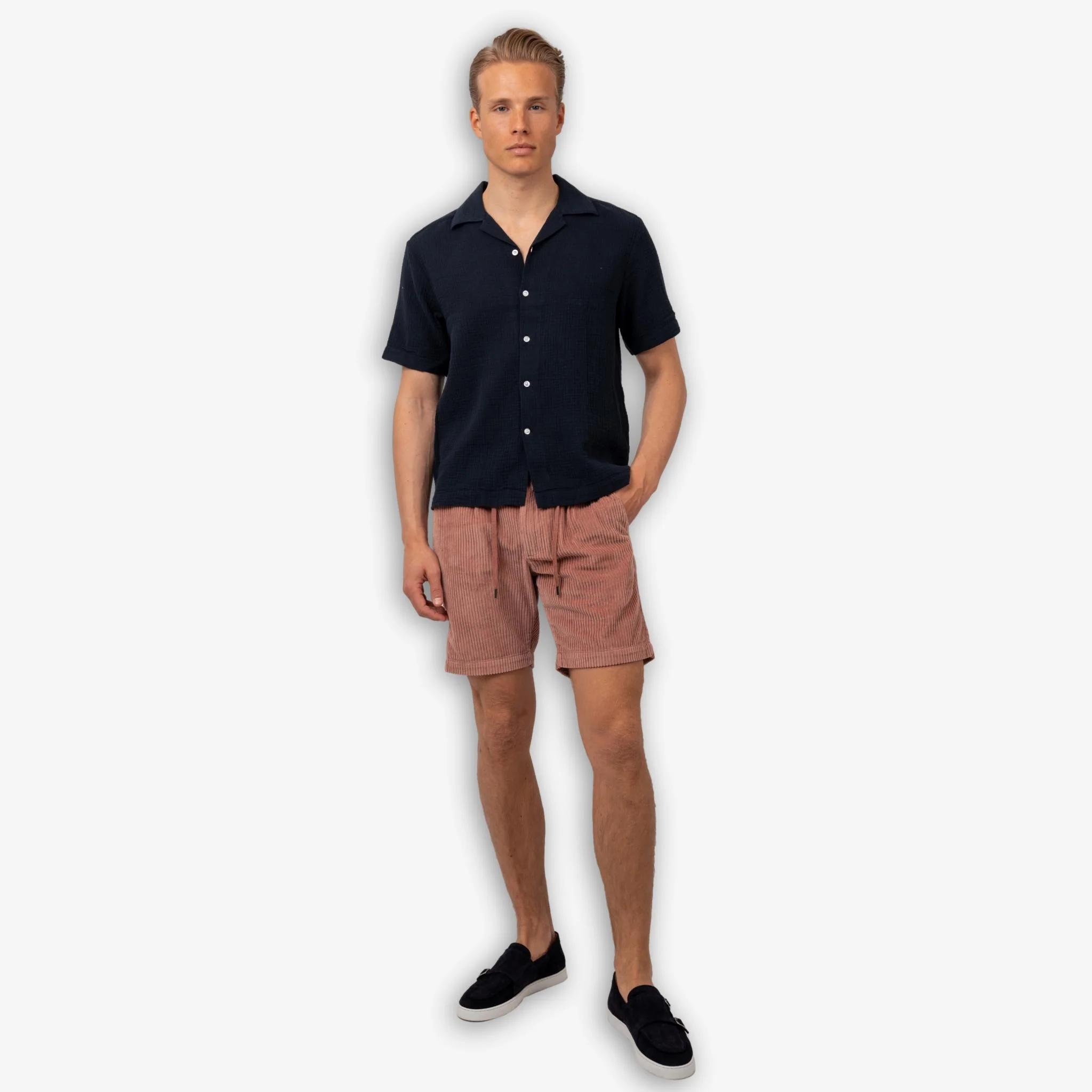 Corduroy Shorts Dusty Pink - Image 3