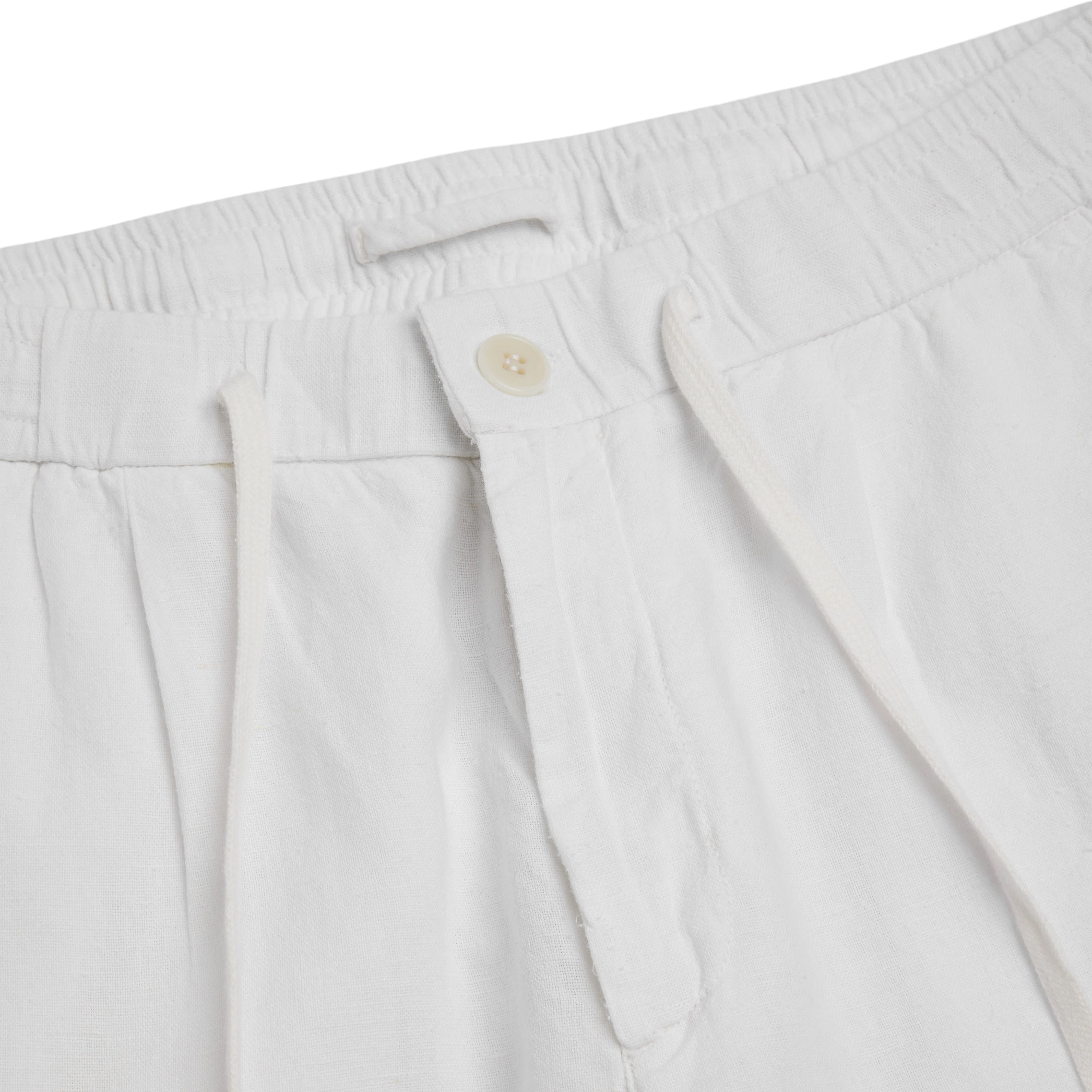 Cotton/Linen Pants White - Image 5