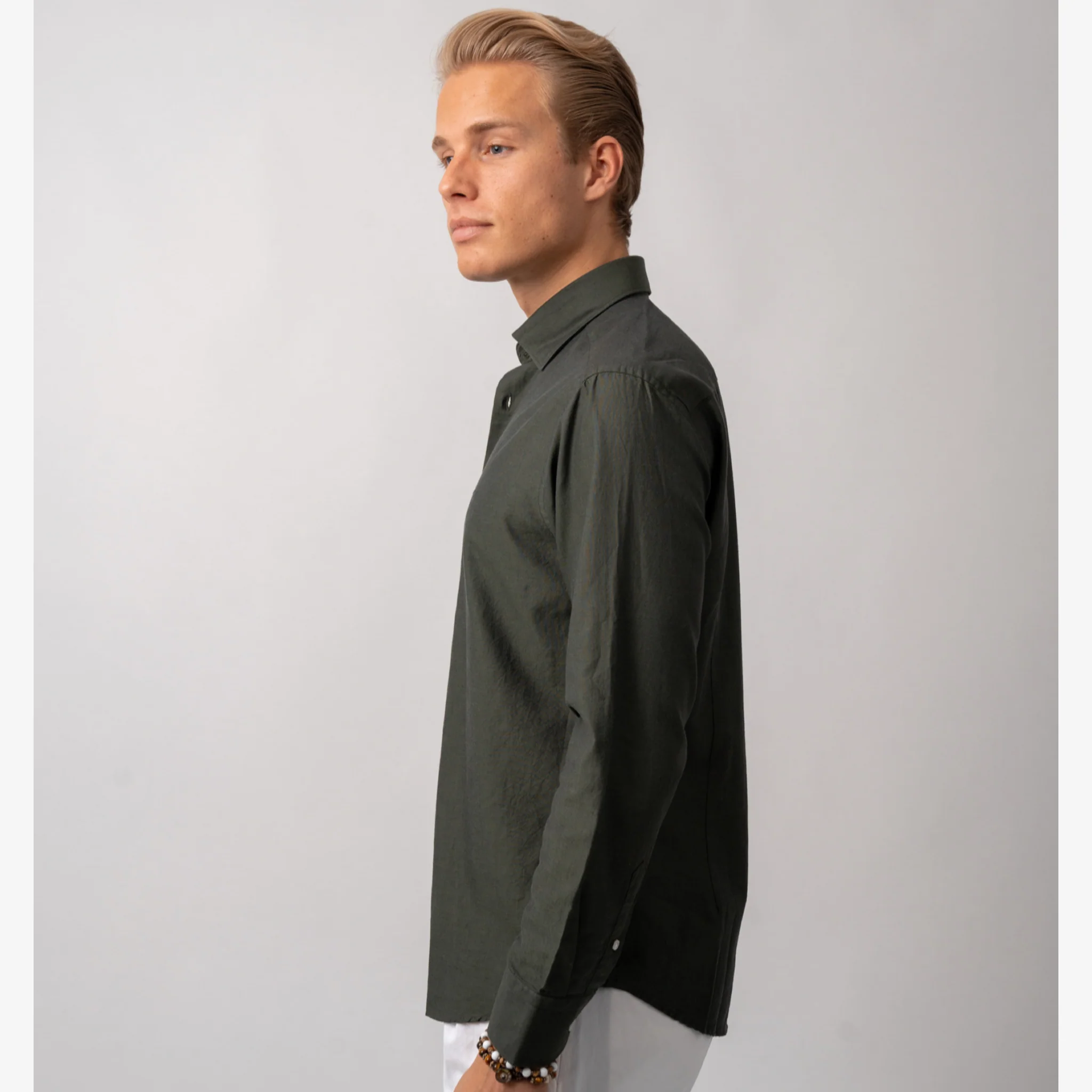 Oxford Shirt Green - Image 2