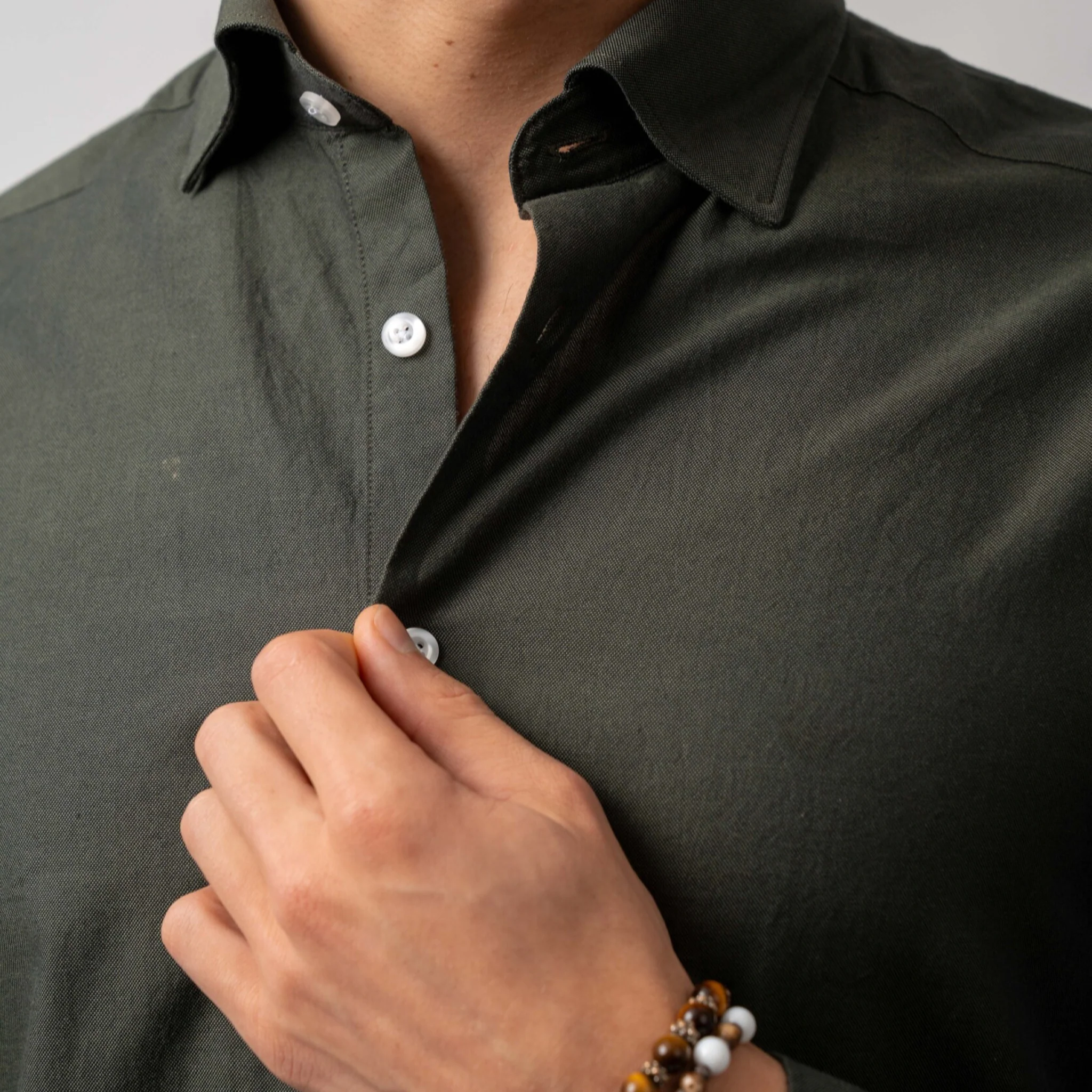 Oxford Shirt Green - Image 5