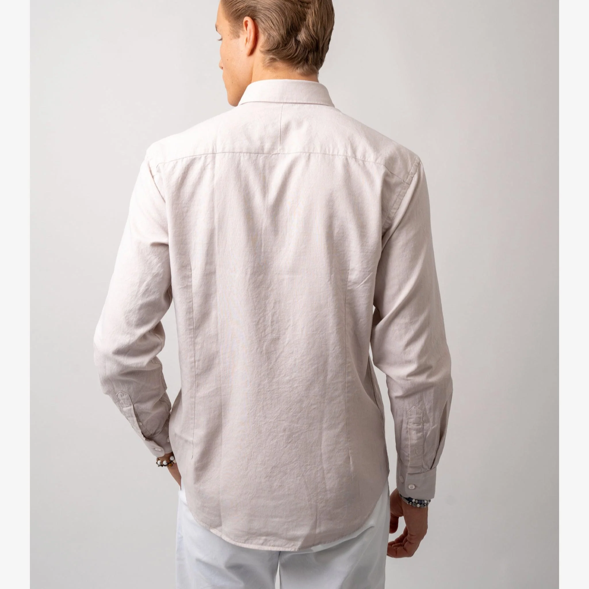 Oxford Shirt Sand - Image 3