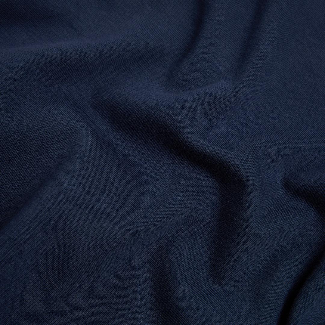 Zip Polo Long Sleeve Navy - Image 6