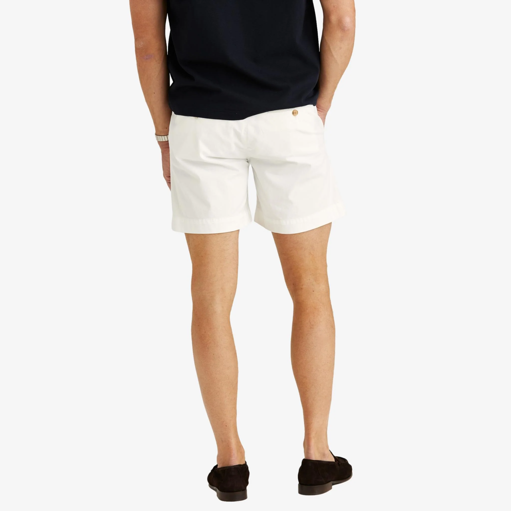 Jeffrey Summer Chino Shorts Offwhite - Image 2