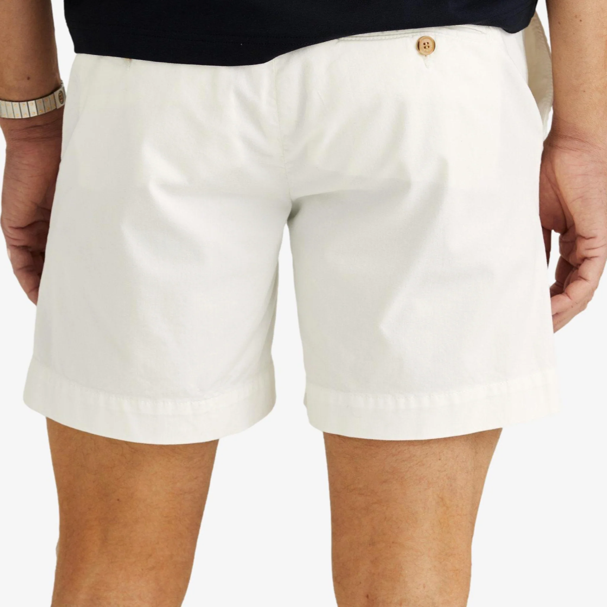 Jeffrey Summer Chino Shorts Offwhite - Image 4