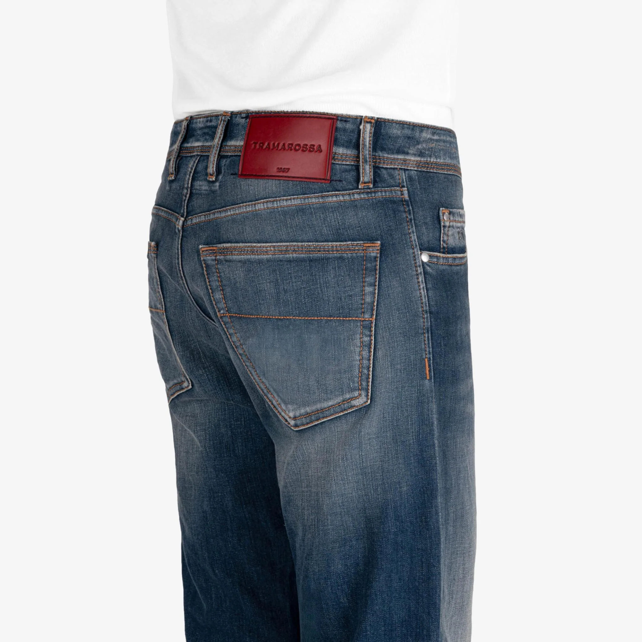 Michelangelo Jeans Vintage Medium Blue - Image 4