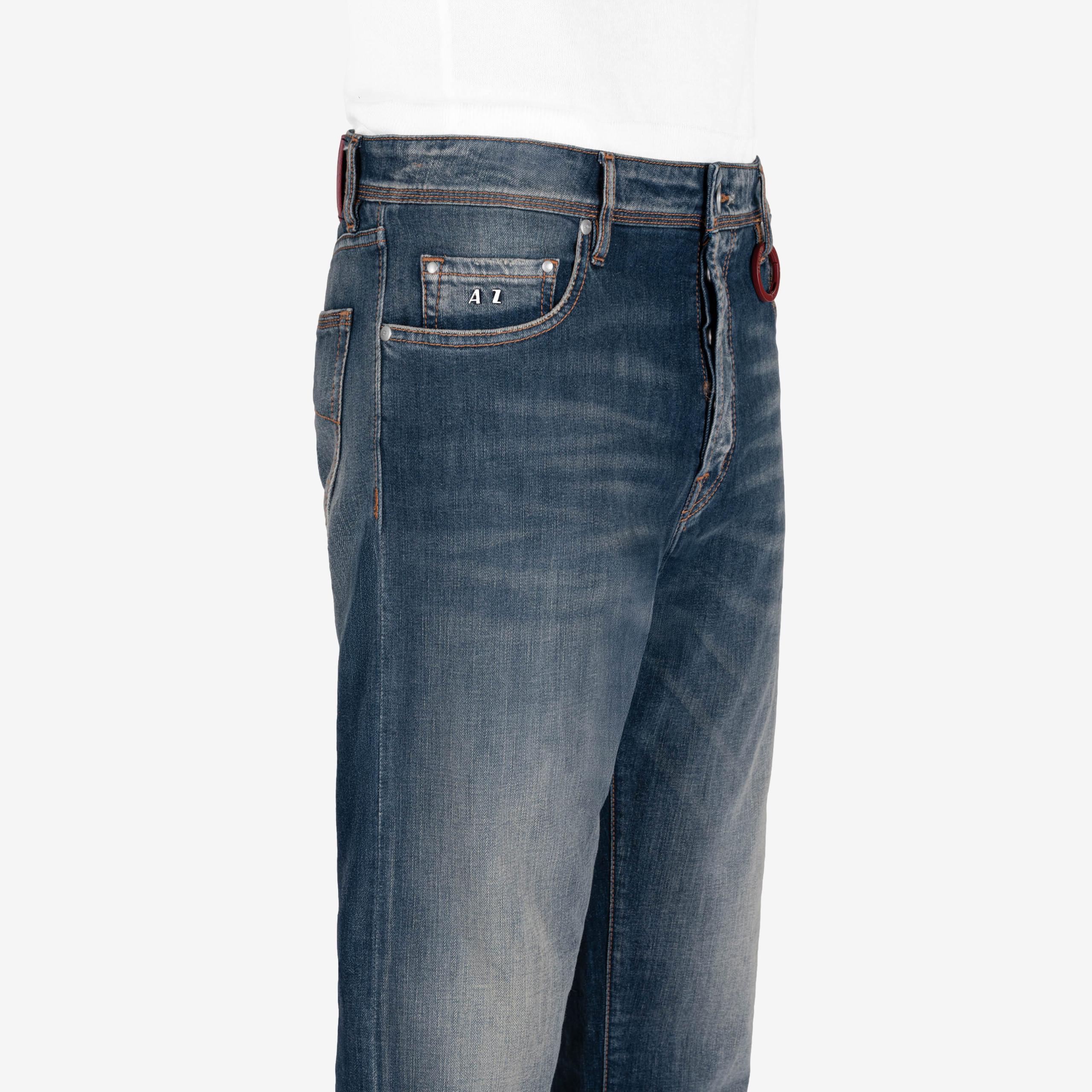 Michelangelo Jeans Vintage Medium Blue - Image 5