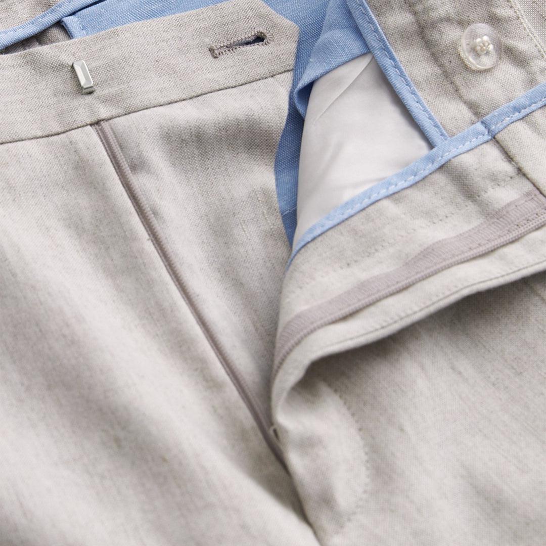Bobby Linen Suit Trousers Khaki - Image 7
