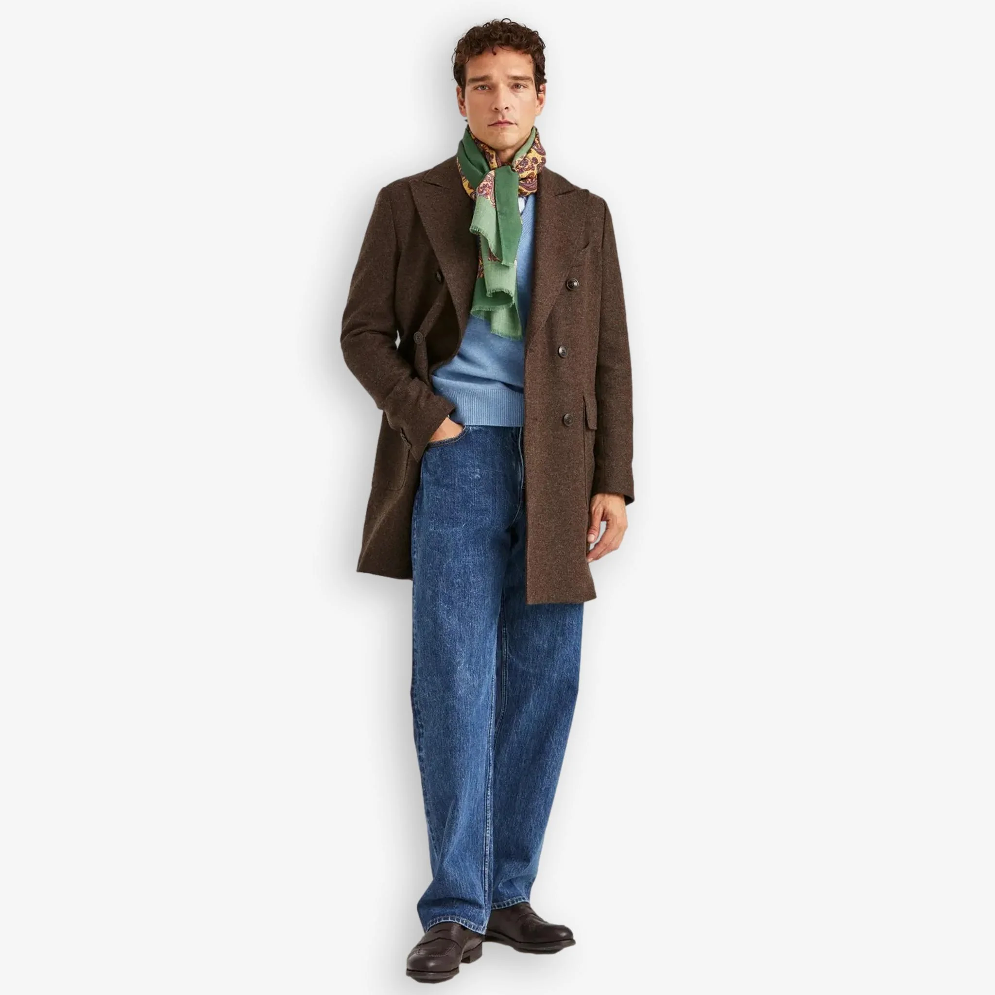 Brian DB Coat Brown - Image 4