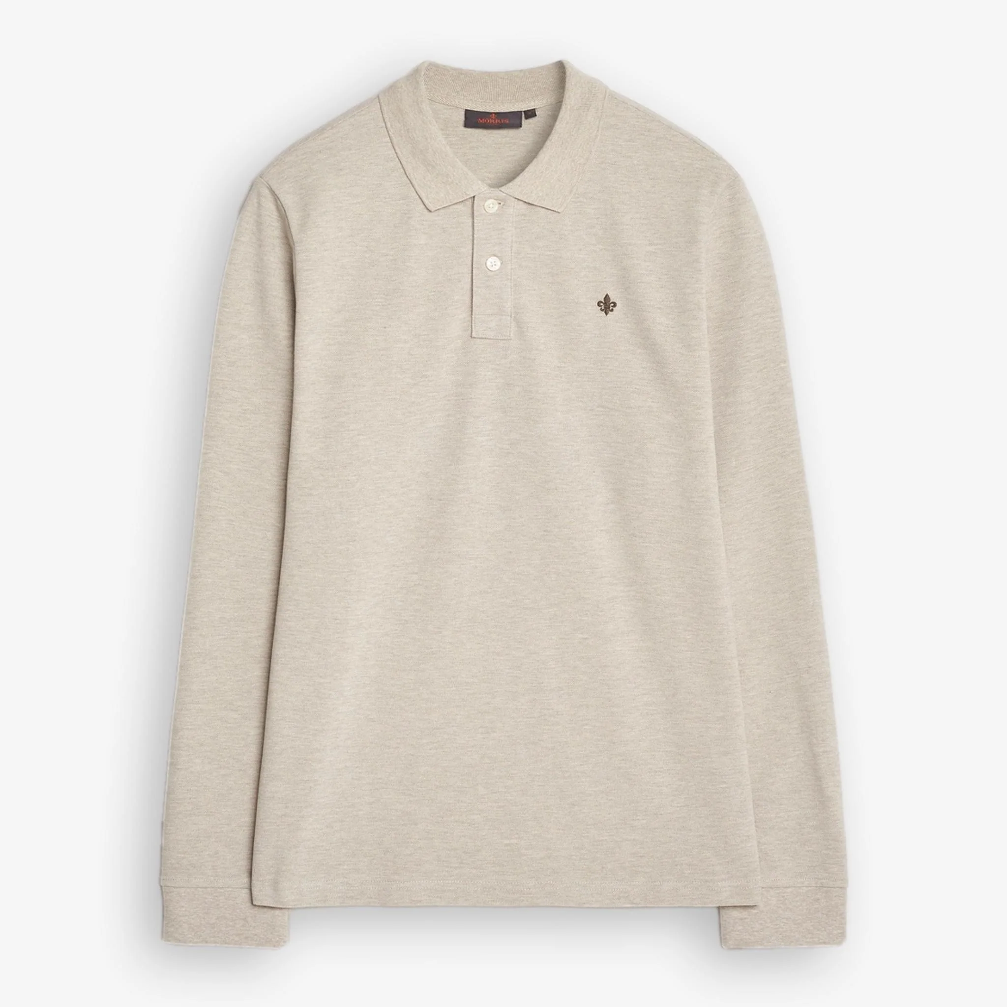 Camden Long Sleeve Polo Khaki