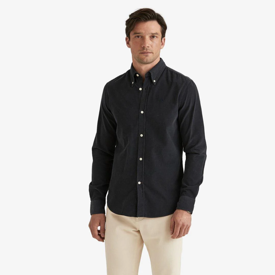 Douglas Corduroy Shirt Blue - Image 2