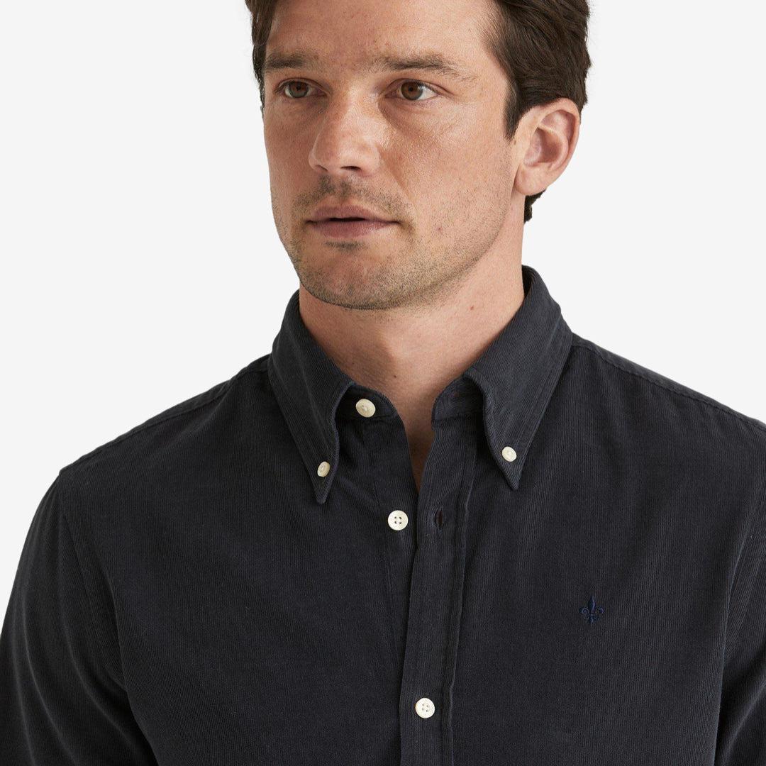 Douglas Corduroy Shirt Blue - Image 4