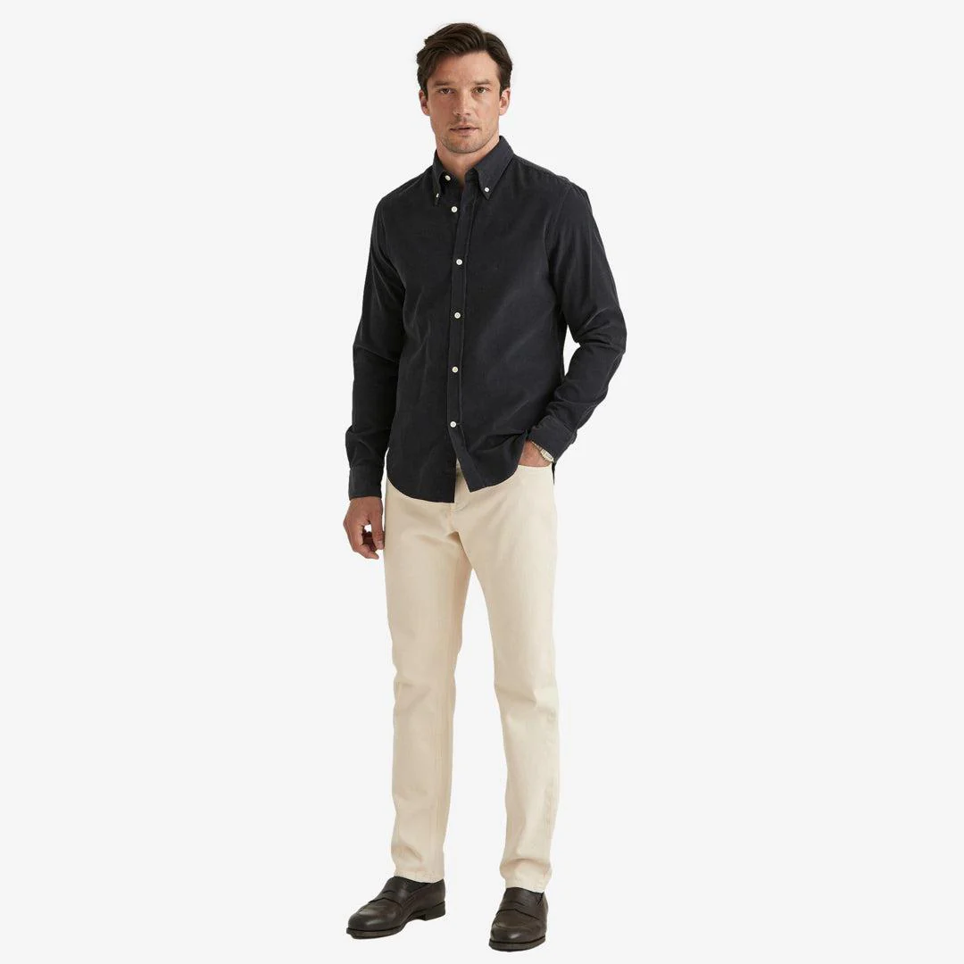 Douglas Corduroy Shirt Blue - Image 5