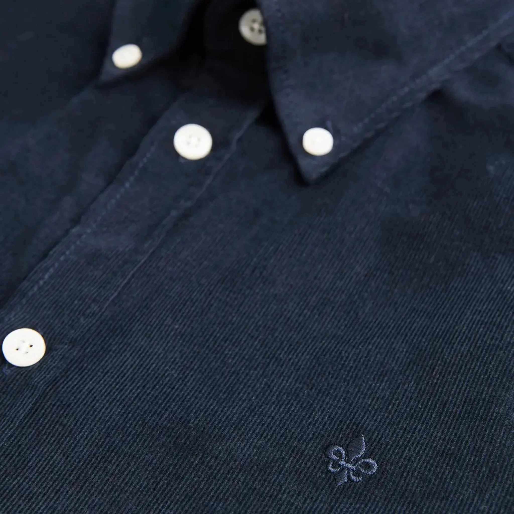 Douglas Corduroy Shirt Blue - Image 6